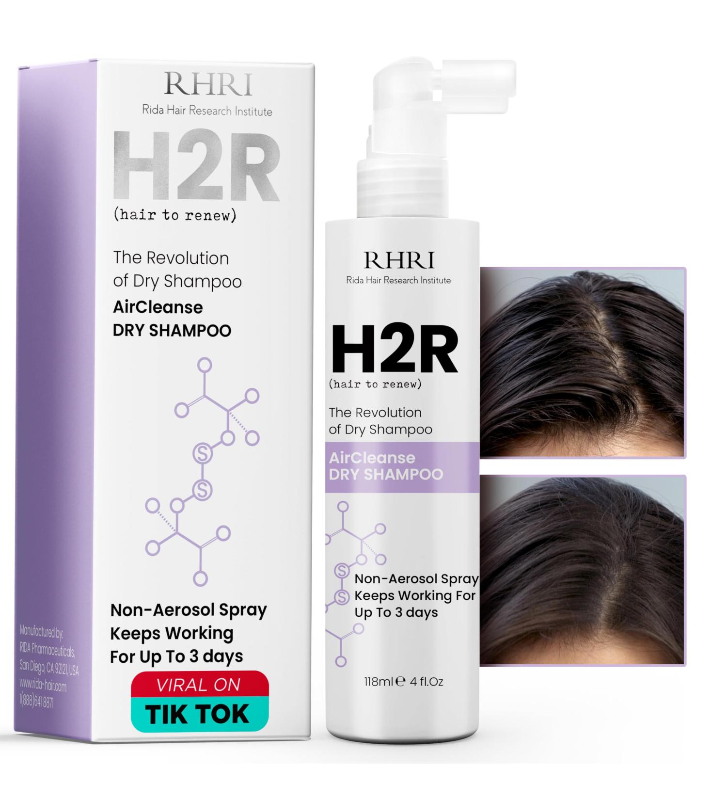 Dry Shampoo Spray for Instant Oil Absorption | Non-Aerosol Vitamin Enriched | Best for All Hair Types | Travel-Friendly | 4 fl. oz - Buy Online on GoSupps.com