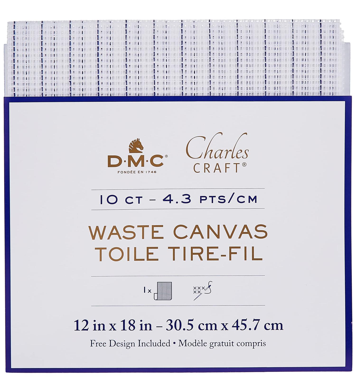 DMC CR9113 Waste Canvas 12x18-Inch 10 Count - Cross Stitch Fabric for DIY Projects - Buy Online on GoSupps.com