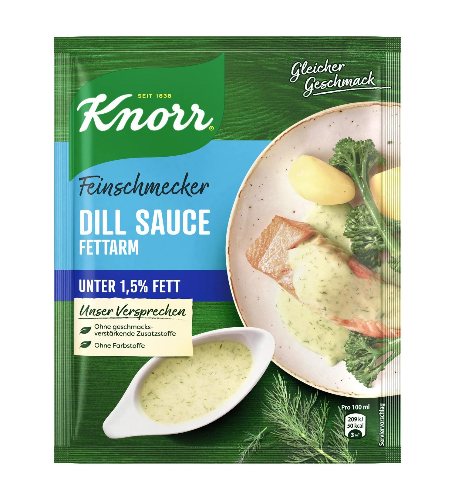 Buy Knorr Gourmet Dill Sauce - Low Fat 250ml | No Additives Perfect for Healthy Cooking - Buy Online on GoSupps.com