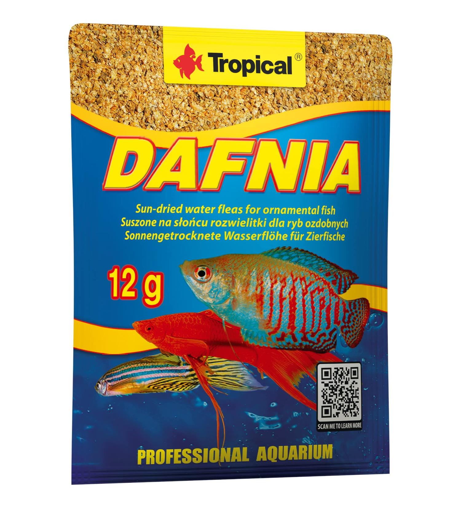 DAFNIA NATURALNA 12g - Dried water fleas for ornamental fish