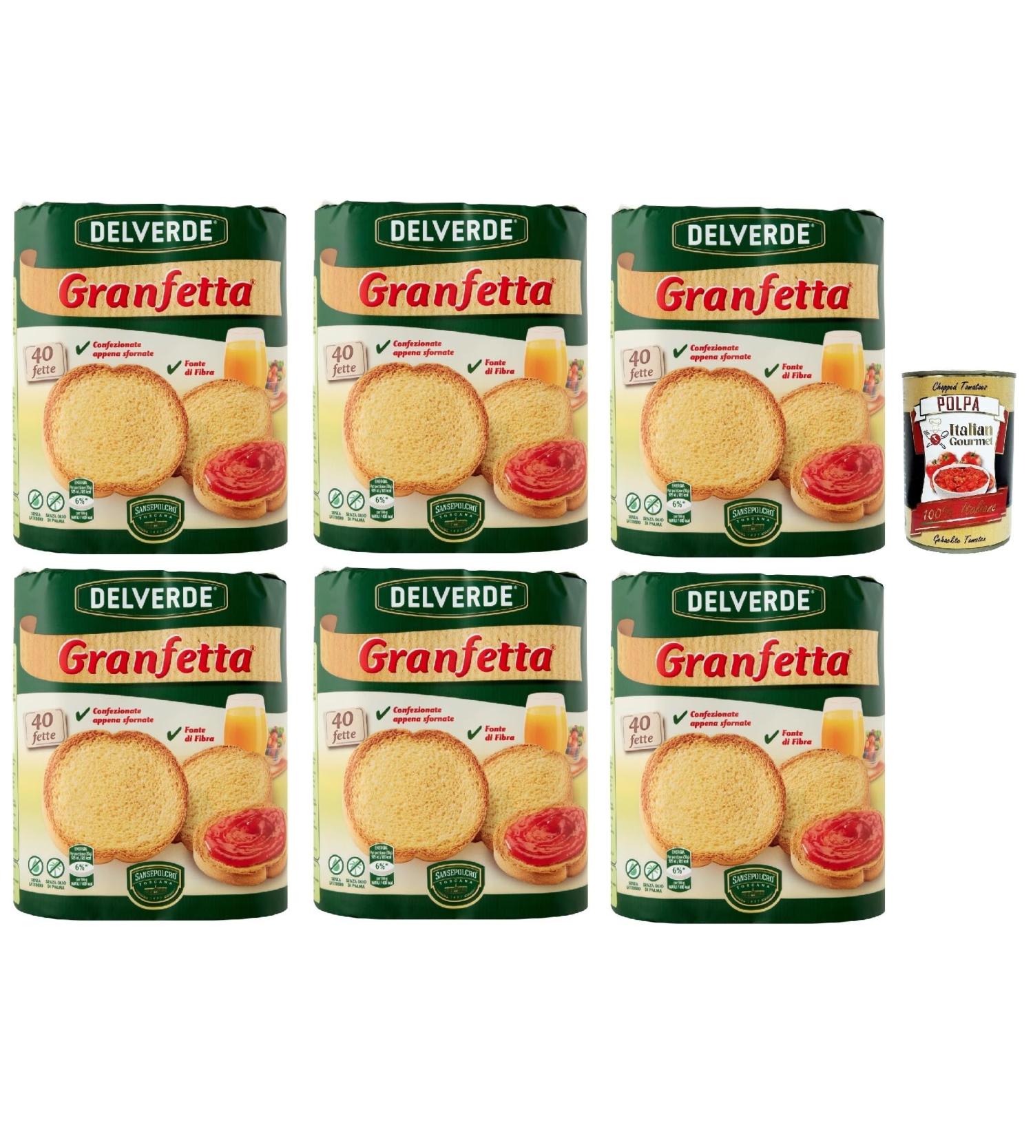 Italian Gourmet E.R. Buitoni Granfetta Biscottate 40 x 300 g + Italian Gourmet Pulp 400 g - Buy Online on GoSupps.com