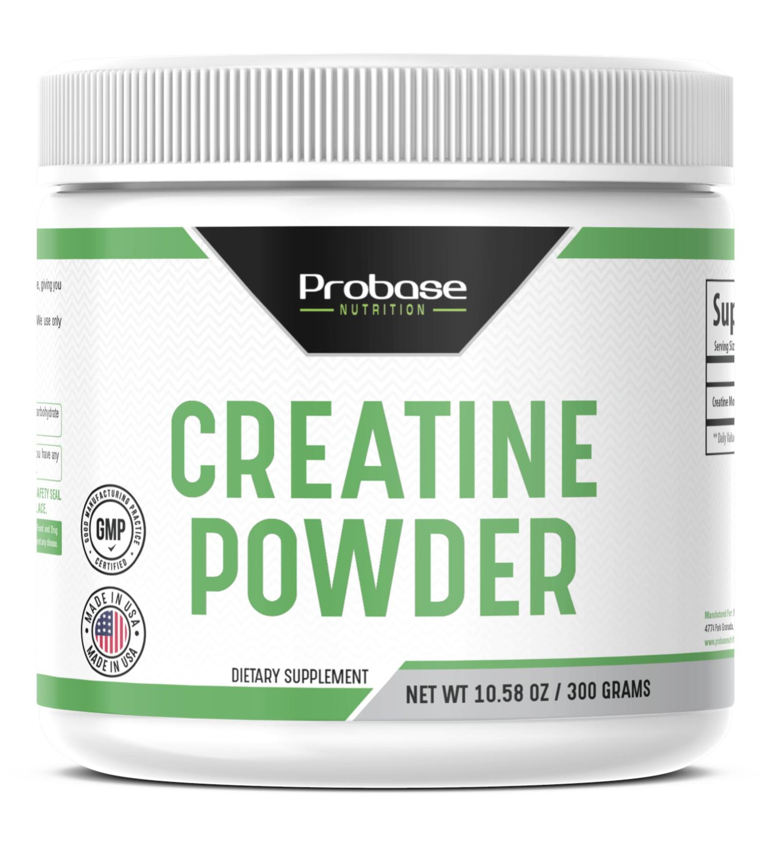 Probase Nutrition Creatine Powder 300 Grams - Buy Online on GoSupps.com