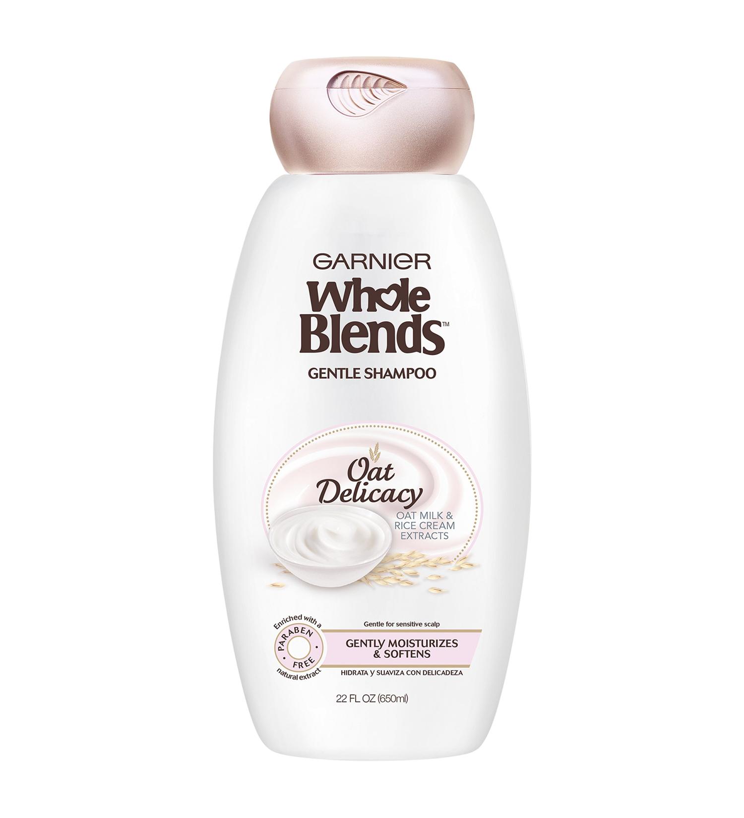 Garnier Whole Blends Oat Delicacy Gentle Shampoo for Sensitive Scalp - 22 fl. oz - Buy Online on GoSupps.com