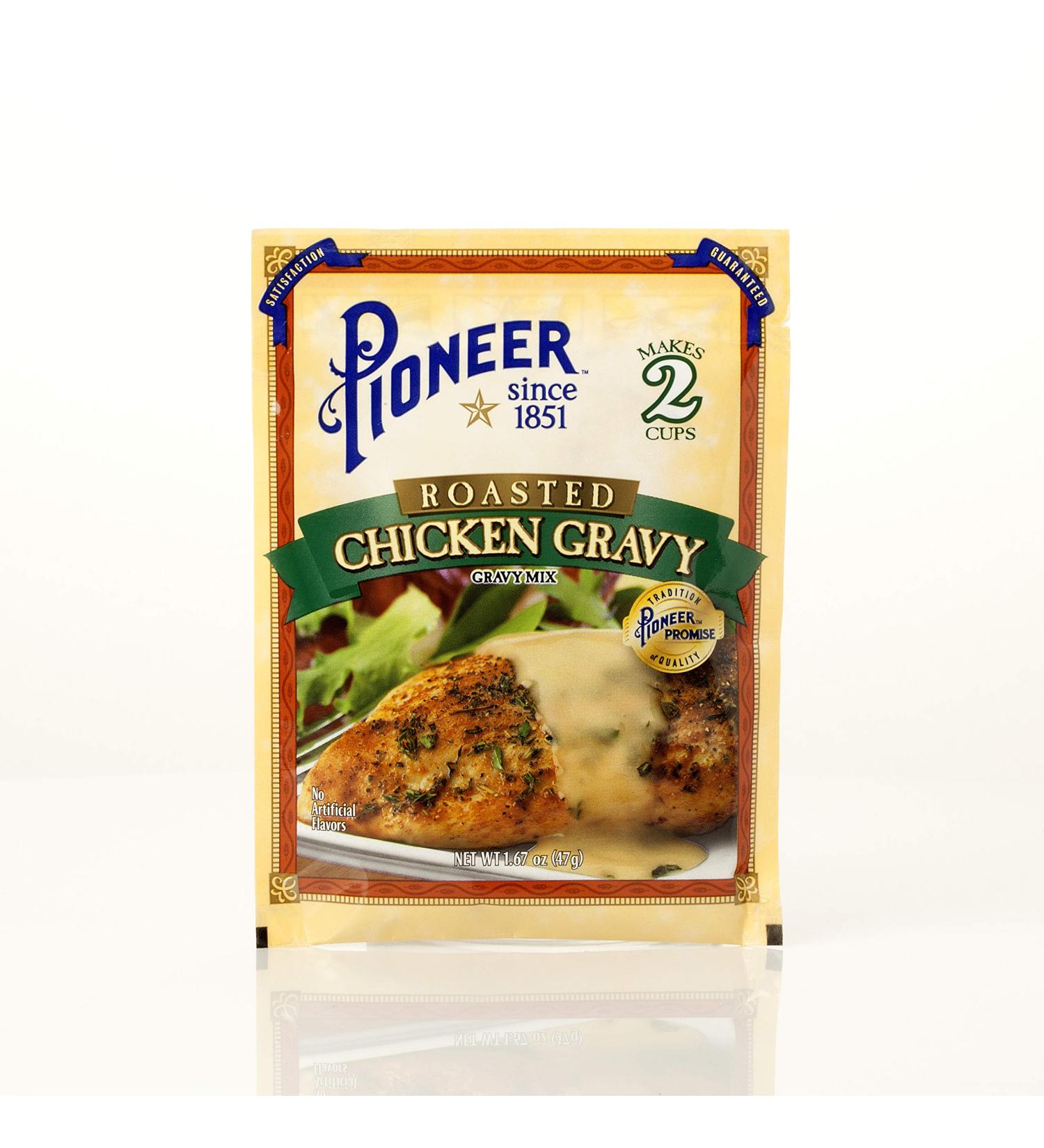 Pioneer Roasted Chicken Gravy Mix 1.67 Oz (Pack of 12)