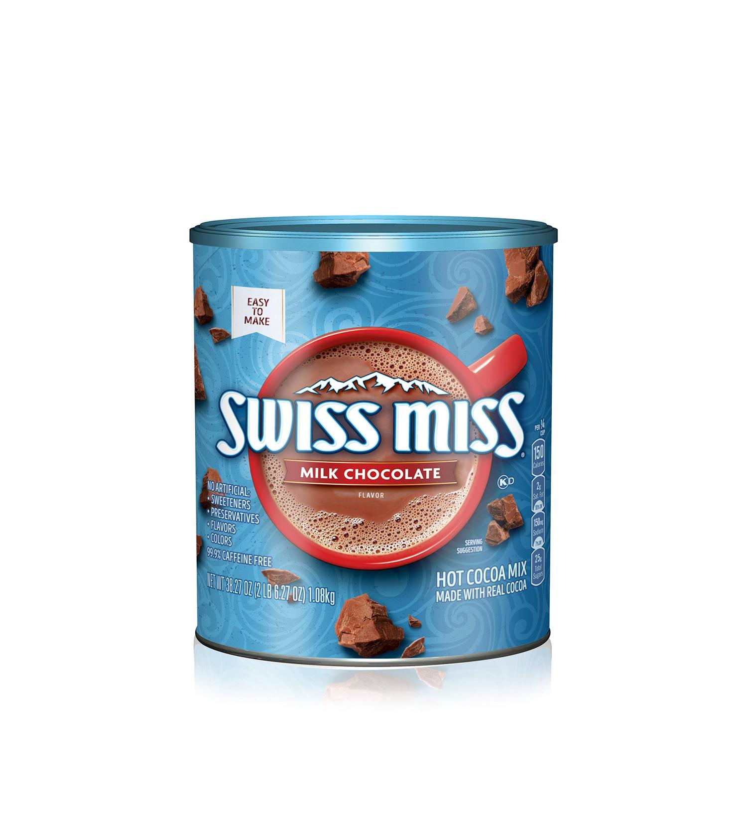 Swiss Miss Milk Chocolate Flavour Hot Cocoa Mix 1.08kg Canister - Buy Online on GoSupps.com