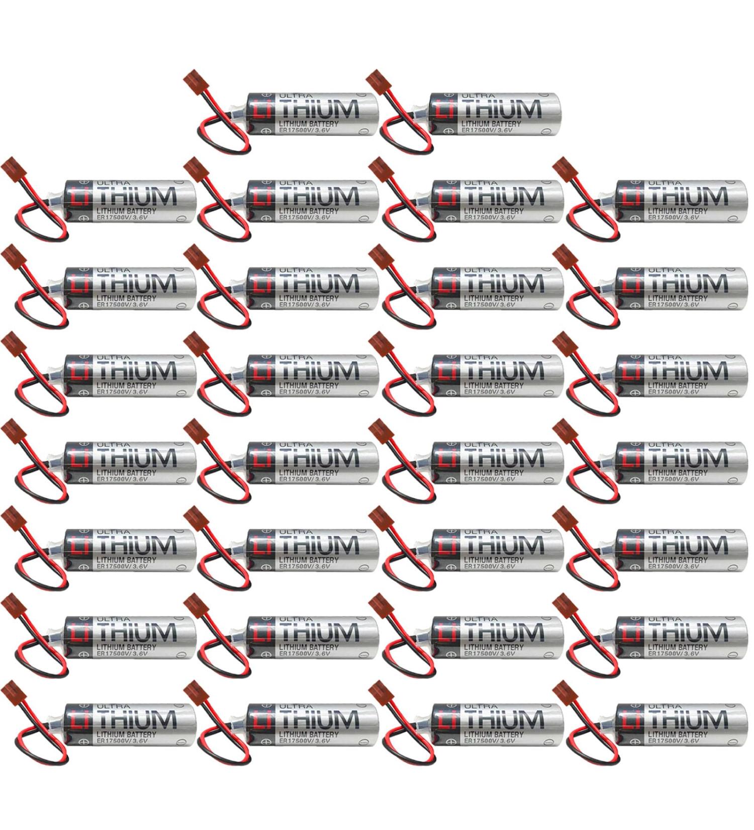 WELLVEUS 30 Pack ER6VCT 3.6V 2000mAh Batteries for Robot OTC ER6BWK67PT - Small JAE Plug International Shipping Available - Buy Online on GoSupps.com