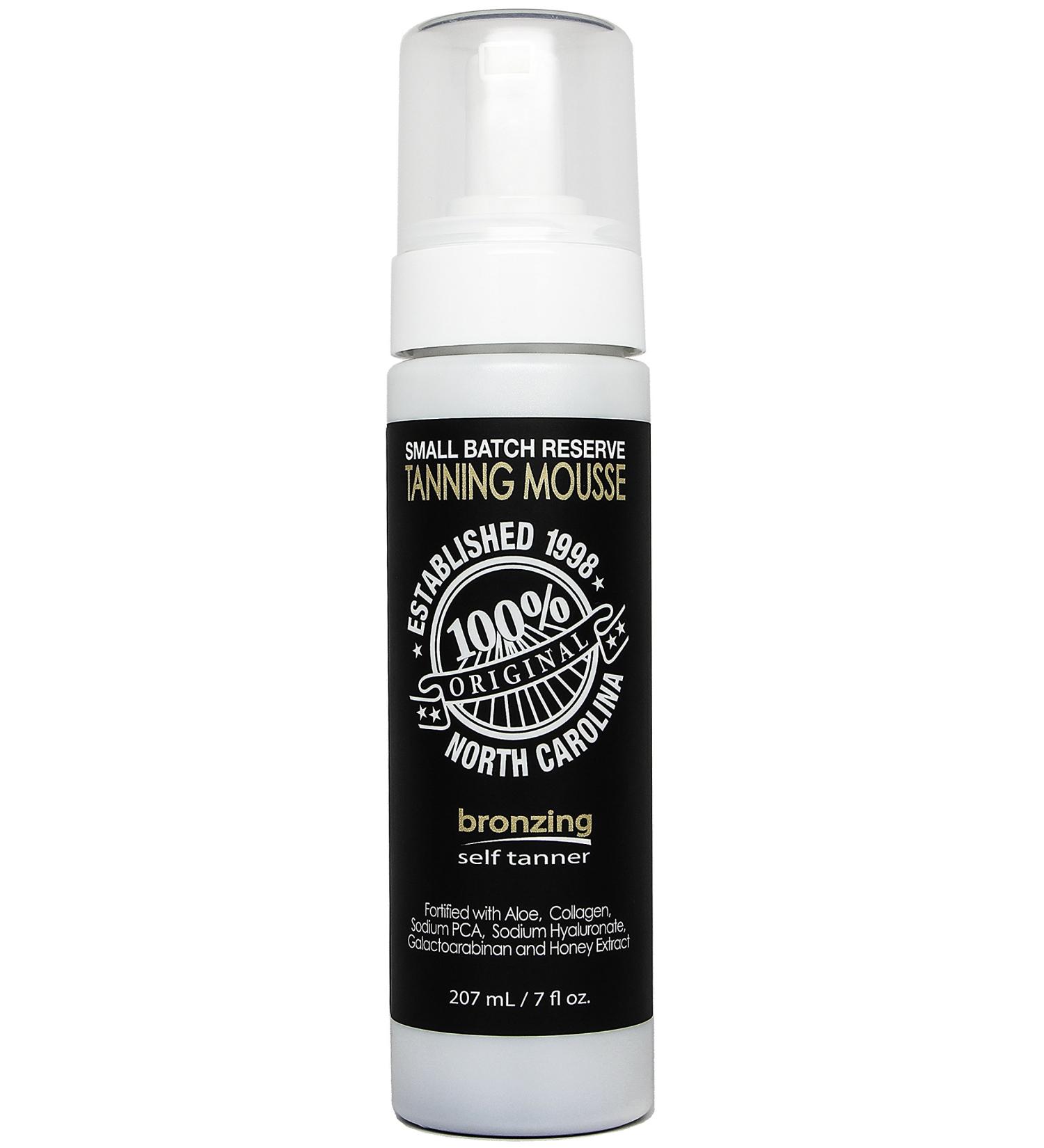 Famous Dave's Dark Tanning Mousse with Instant Bronzer | Organic Sunless Self Tanner for Medium/Darker Skin Tones | Moisturizing Natural Tan Results - Buy Online on GoSupps.com