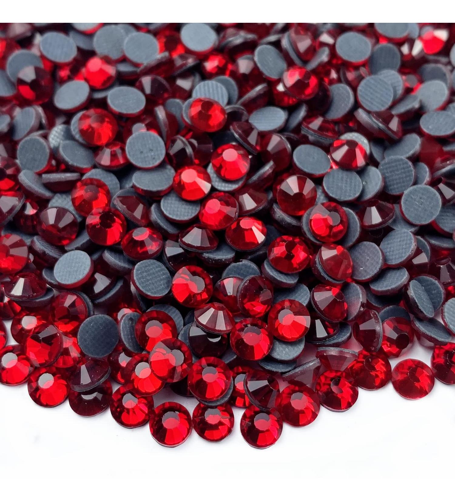 Red Hotfix Rhinestones 5000pcs SS10 2.8mm Round Crystal Glass for Crafts and Decoration - Buy Online on GoSupps.com