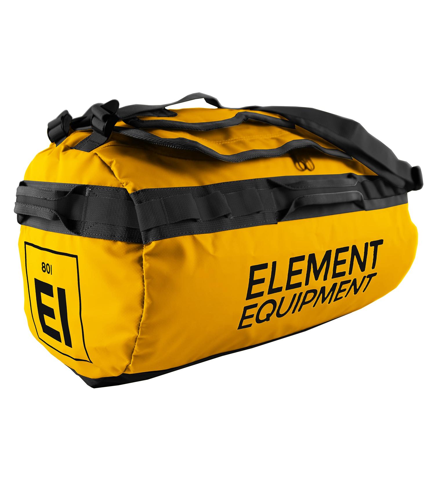 Element Equipment Trailhead Duffel Bag 85L Yellow - Waterproof with Shoulder Straps - Buy Online on GoSupps.com