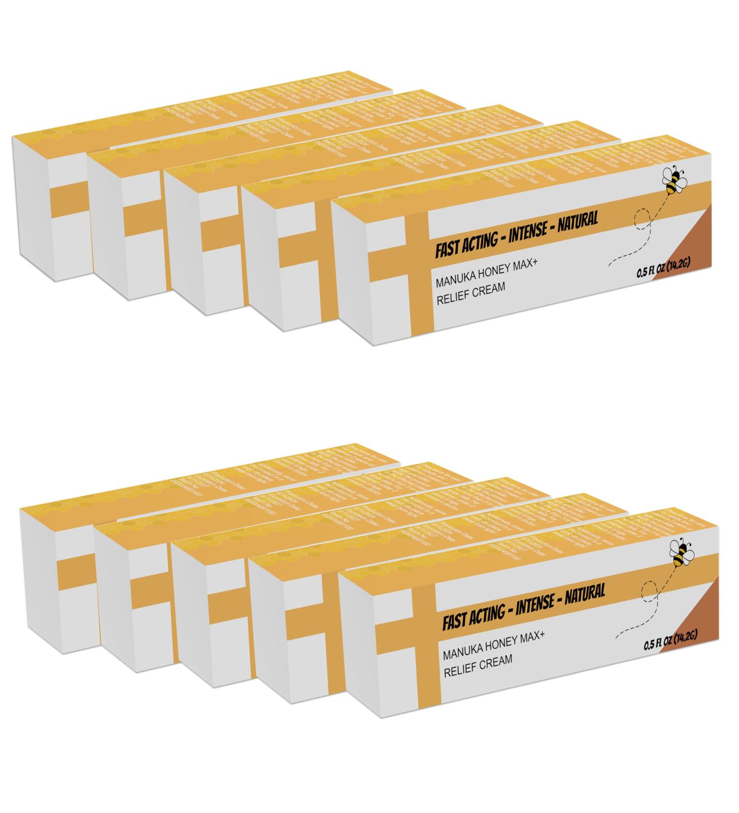 Gentle Manuka Honey and Colloidal Oatmeal Cream - Fast Acting Relief for Dry Itchy Skin Eczema Psoriasis Dermatitis armpits and red rashes - Suitable for Children and Adults