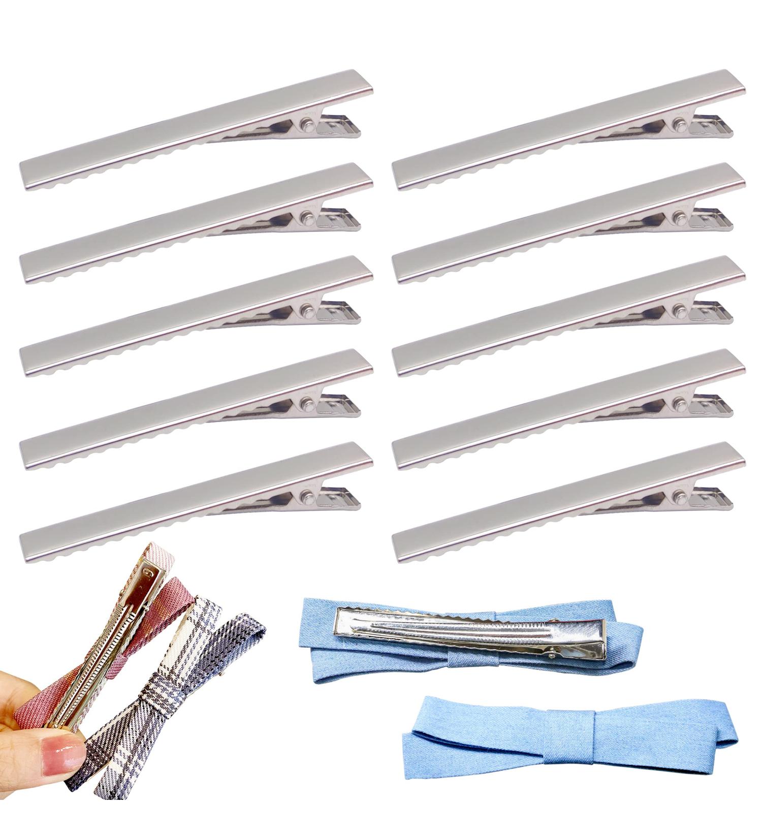 JJQHYC 60 Pack DIY Crocodile Hair Clips - 66mm Metal Hair Clips for Women | International Shipping - Buy Online on GoSupps.com