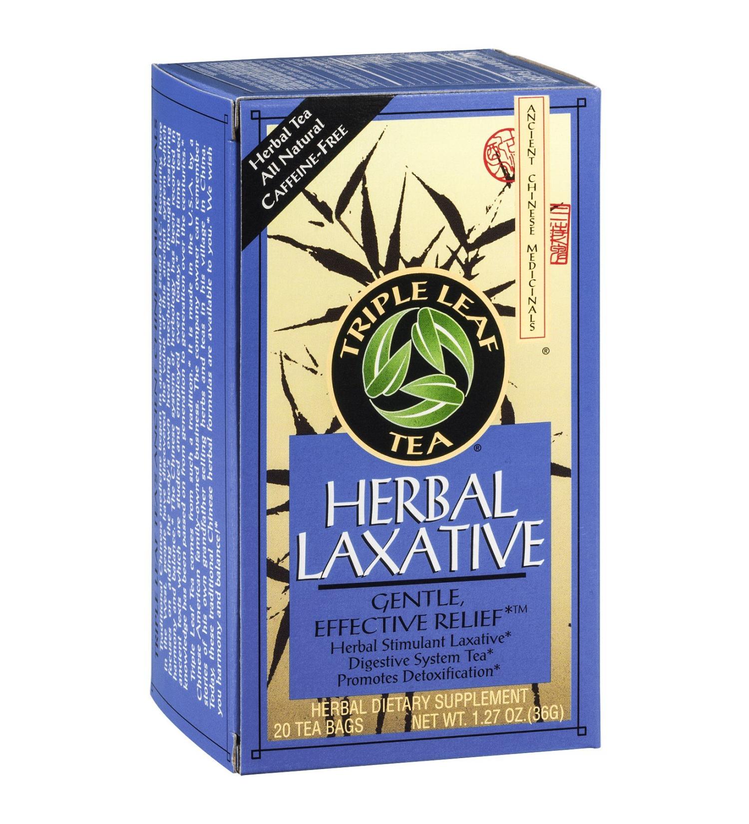 Triple Leaf Tea Herbal Laxative 20 Tea Bags 1.4 oz (40 g)