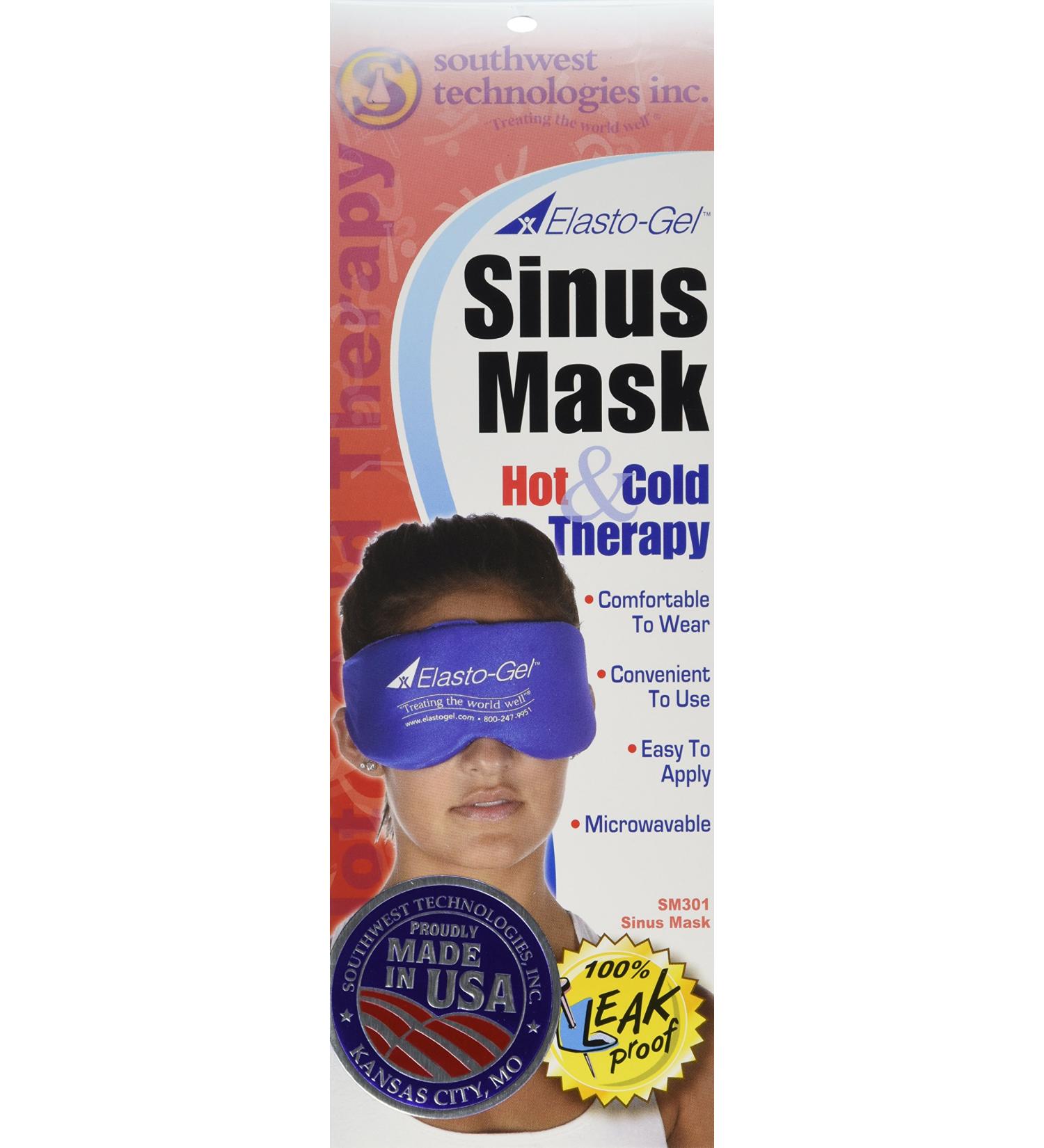 Elasto-Gel Sinus Mask Blue | Southwest Technologies SM301 | Soothing Relief - Buy Online on GoSupps.com