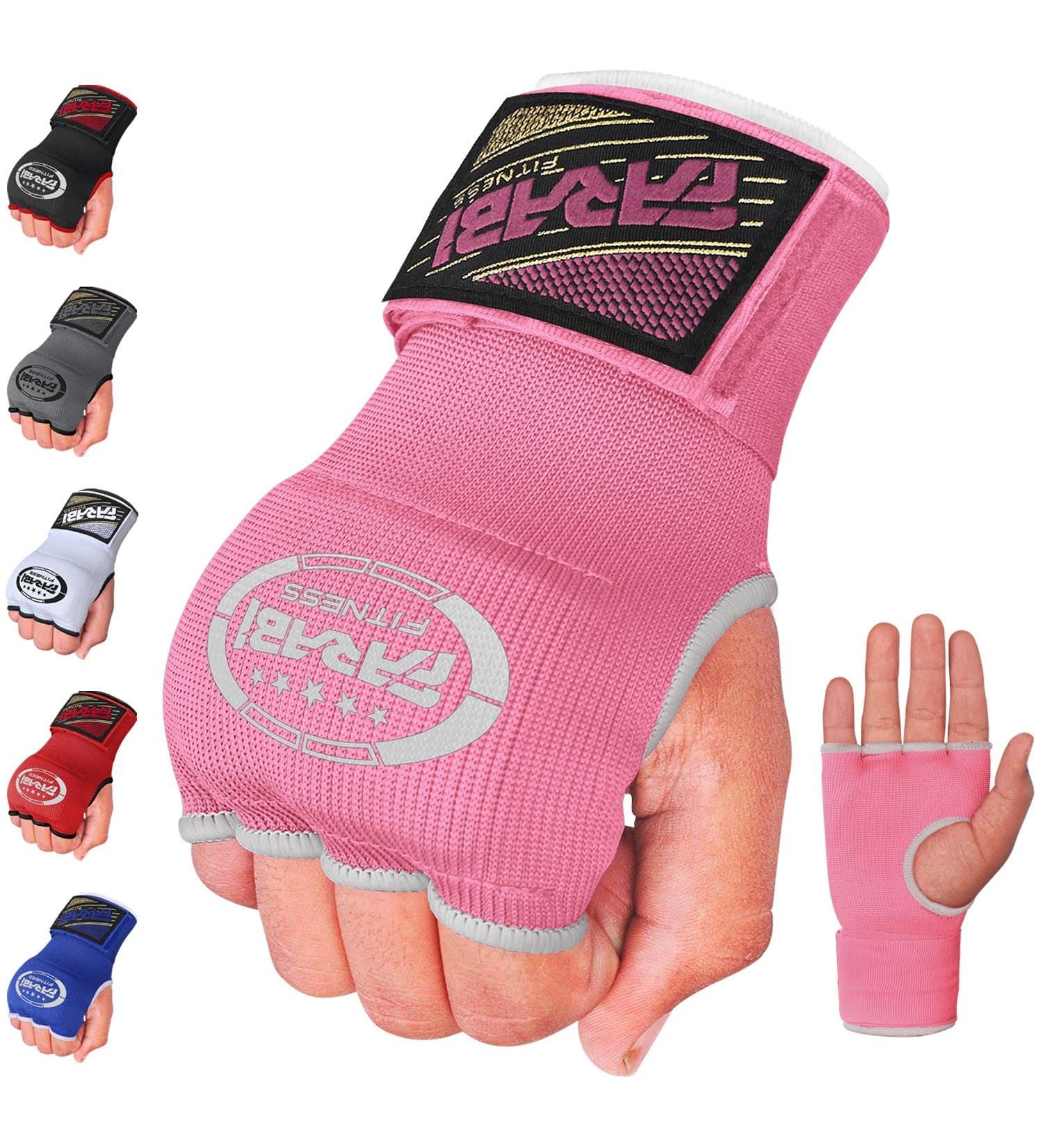 Farabi Sports Inner Hand Wraps for Kids & Adults - Boxing & MMA Bandages in Pink | Muay Thai Training Gloves - Buy Online on GoSupps.com