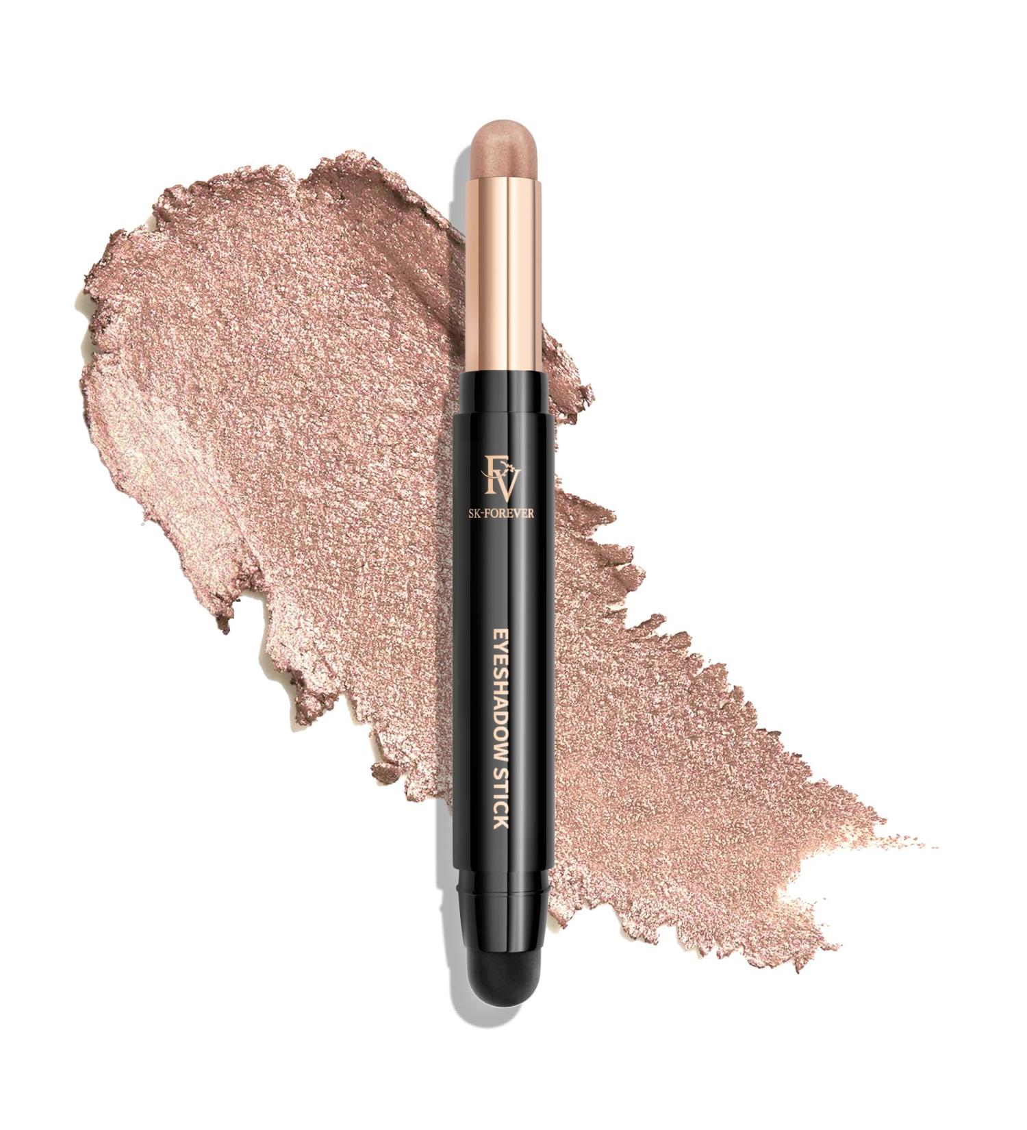 FV Eyeshadow Pen - Long-Lasting Waterproof Cream Glitter Stick | Highly Pigmented Champagne Shimmer Eyeshadow | Wrinkle-Free Finish - Buy Online on GoSupps.com