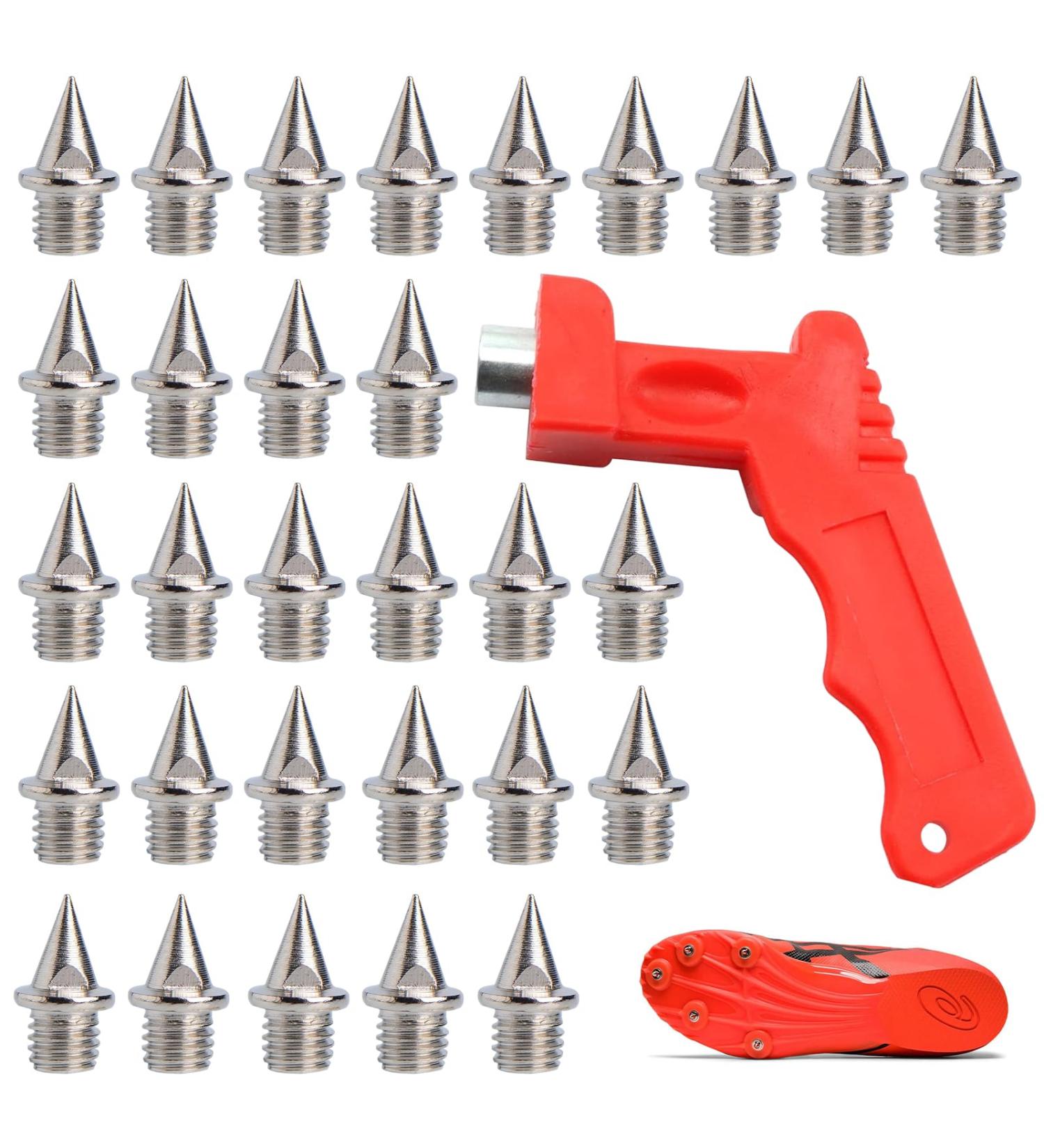 30 Pack Athletics Replacement Spikes | Durable Dorns & Nails for Running | Includes Spike Key - Buy Online on GoSupps.com