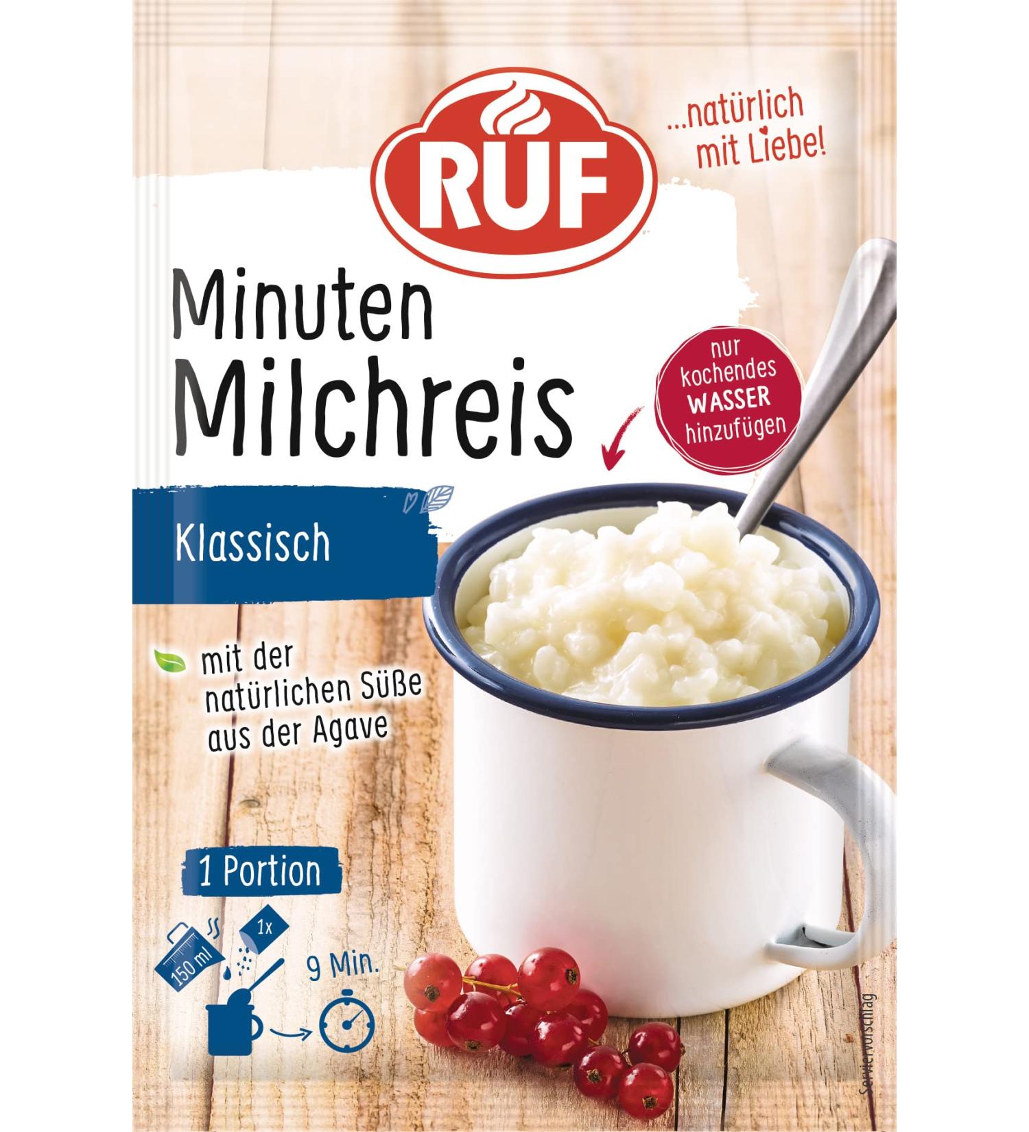 Instant Milk Rice Cup - Classic Rice Porridge Ready in 9 Minutes Perfect On-the-Go Snack (55g) - Buy Online on GoSupps.com