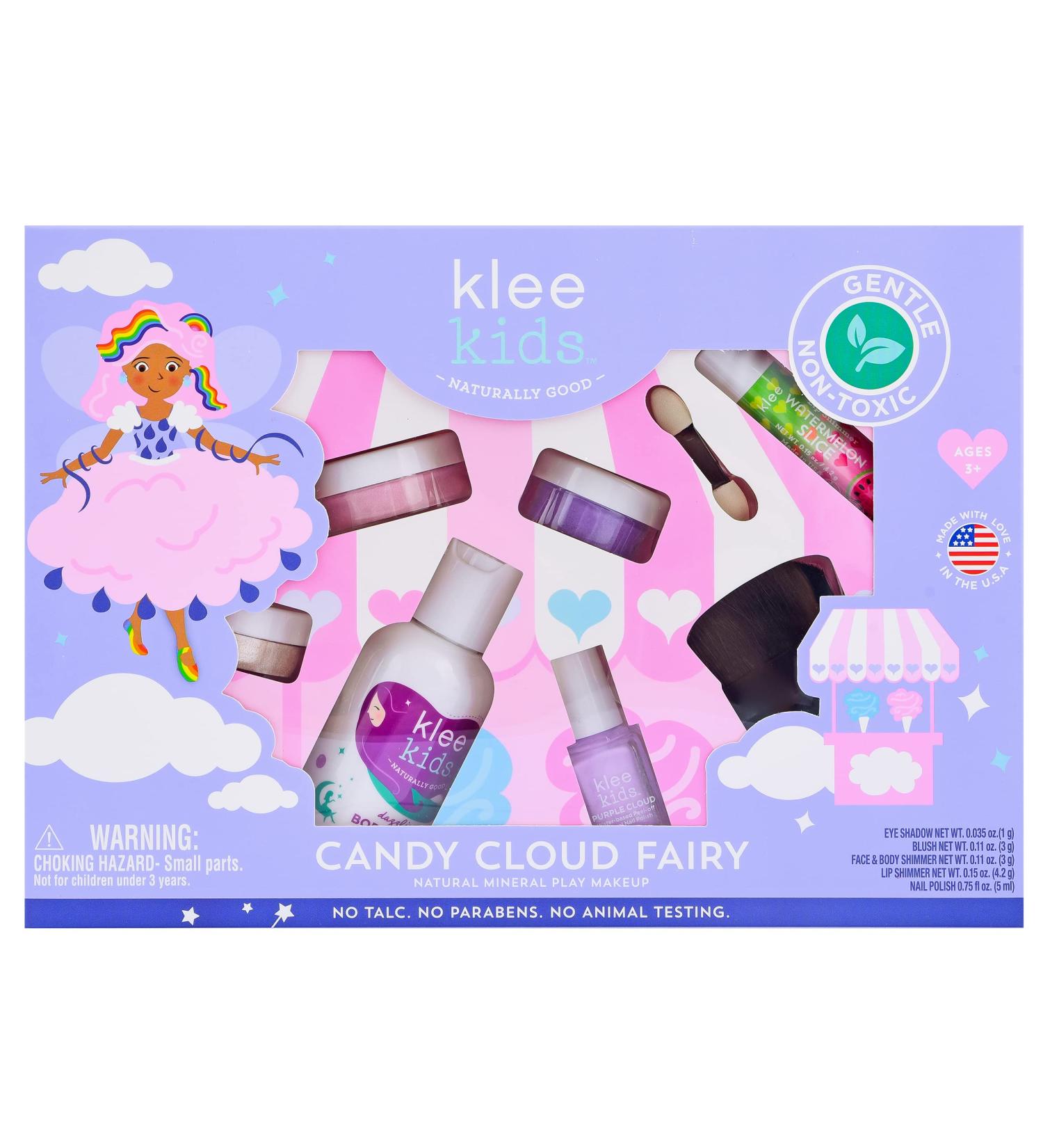 Luna Star Naturals Klee Kids Natural Mineral Makeup 6 Piece Kit - Candy Cloud Fairy - Buy Online on GoSupps.com