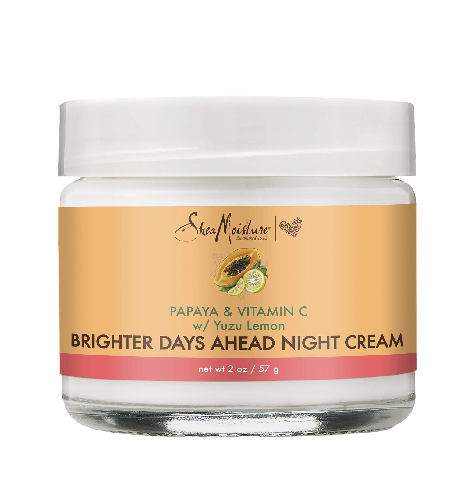 SheaMoisture Papaya & Vitamin C Night Cream 2 oz - Skin Brightening Moisturizer - Buy Online on GoSupps.com
