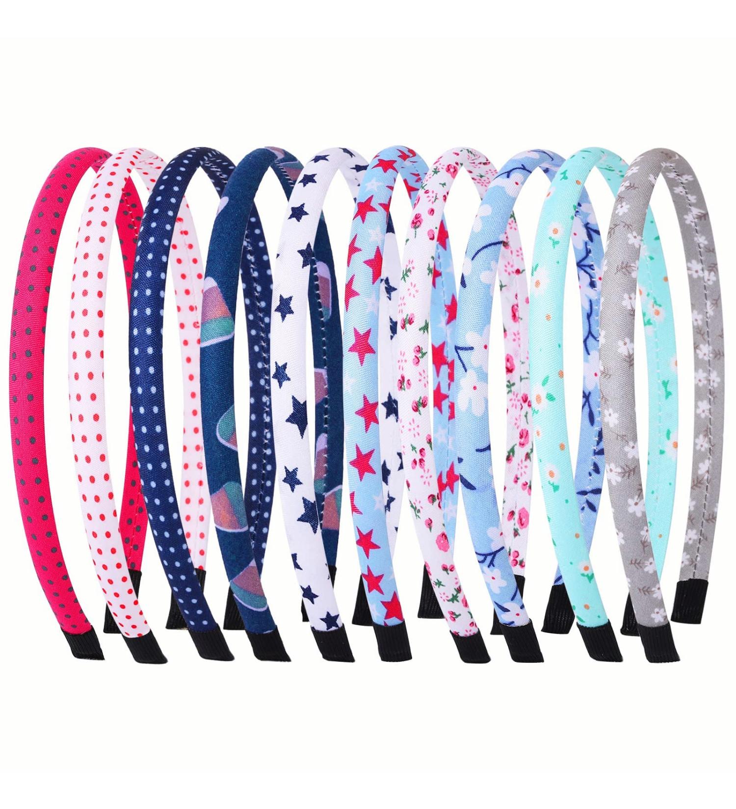 Fishdown Floral Headband for Women & Girls - Assorted 10pcs Pack - New Floral Style - Buy Online on GoSupps.com