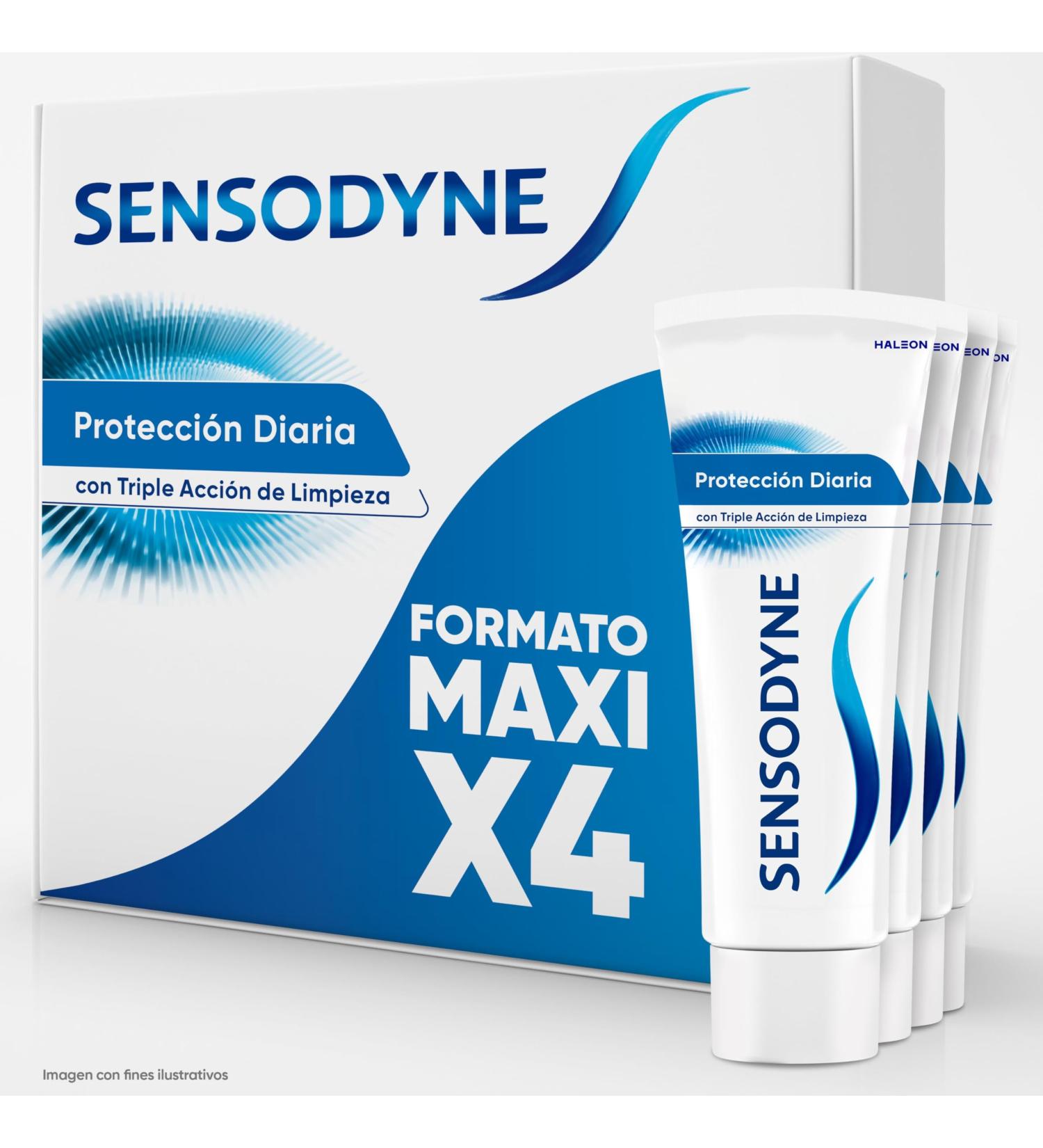  Sensodyne Sensodyne Daily Protective Toothpaste Sensitive Teeth Relief Durable Protection Against Dental Sensitivity Pack of 4 x 75ml - Buy Online on GoSupps.com