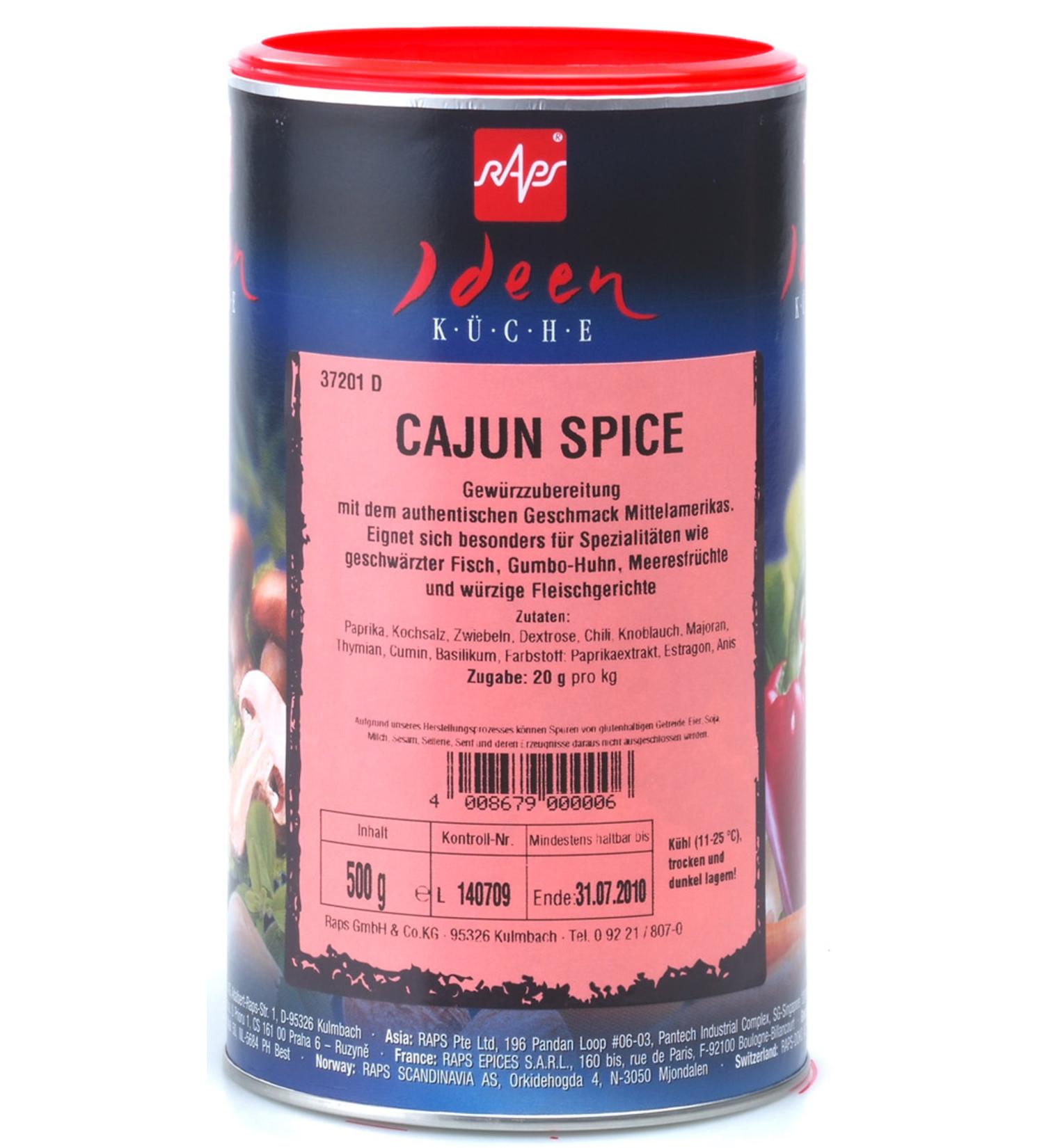 RAPS Rohgew rze 1a RAPS 1037201-001 CAJUN SPICE 500g Box
