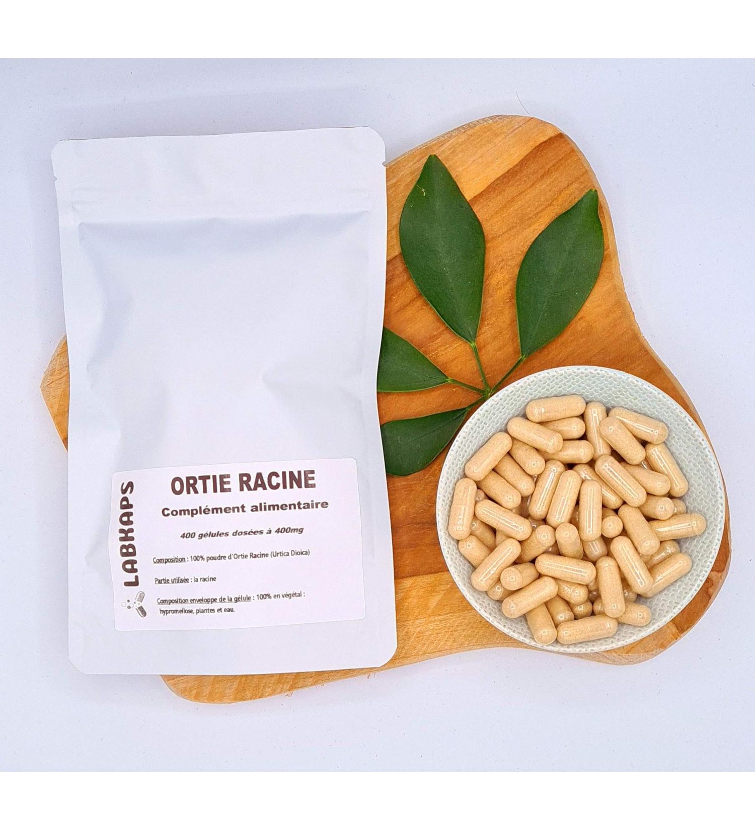 Root Nettle 400 capsules with a dosage of 400 mg vegetable envelope - food supplement