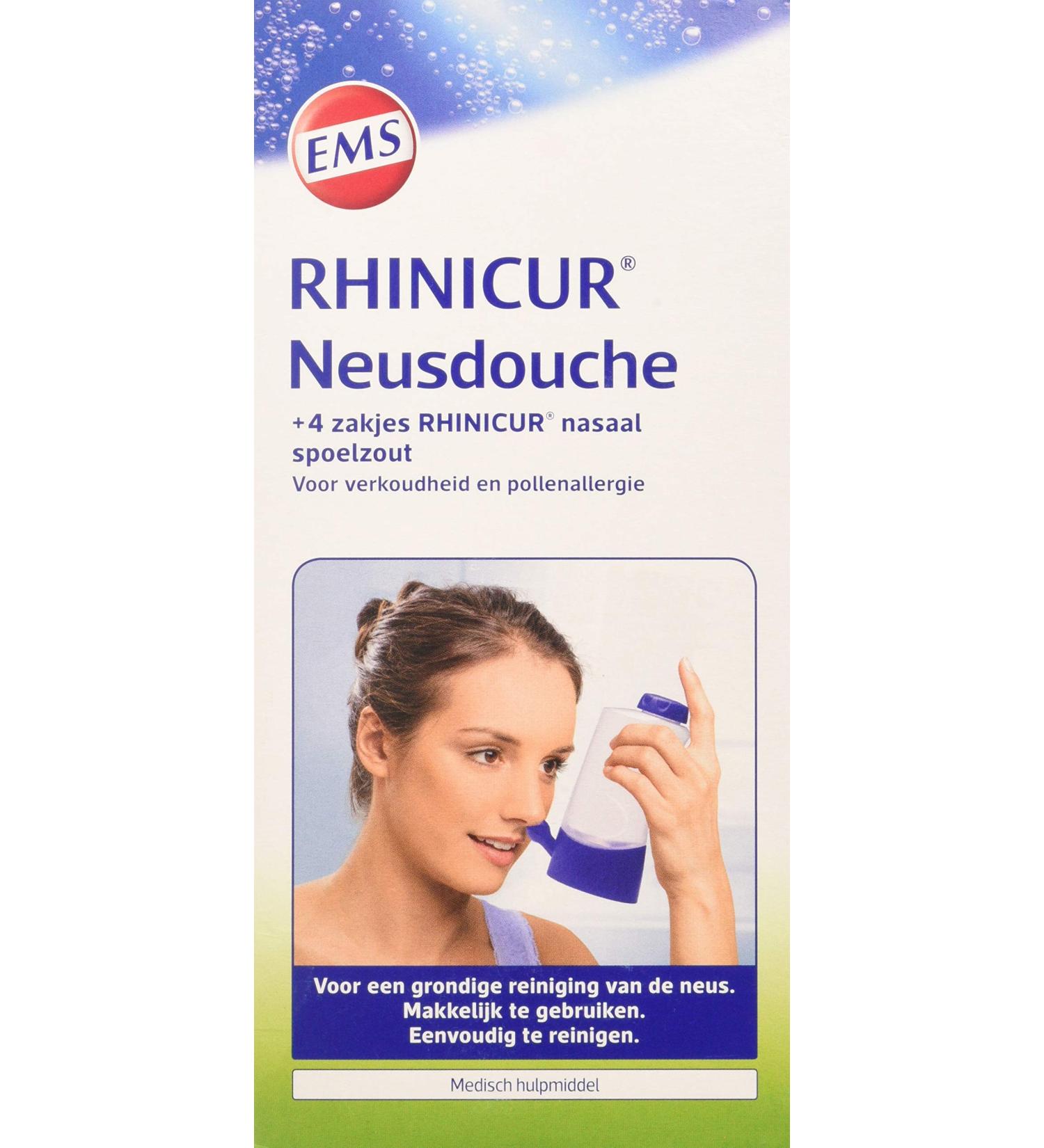 Rhinicur Nasal Shower - 4 Sachets | Gentle Nasal Relief Solution - Buy Online on GoSupps.com