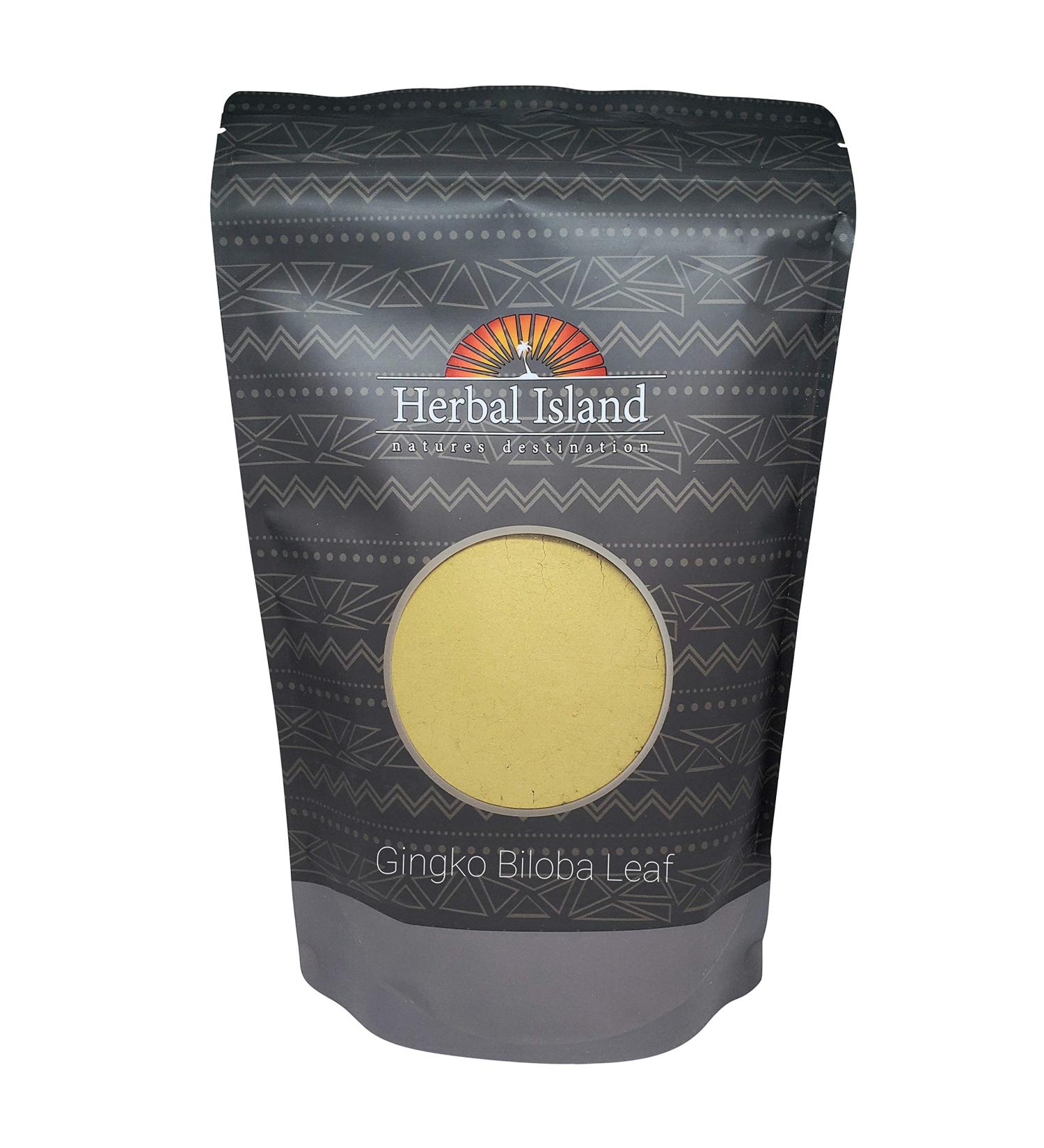 Herbal Island Ginkgo Biloba Leaf Powder - 1 LB or 16 OZ