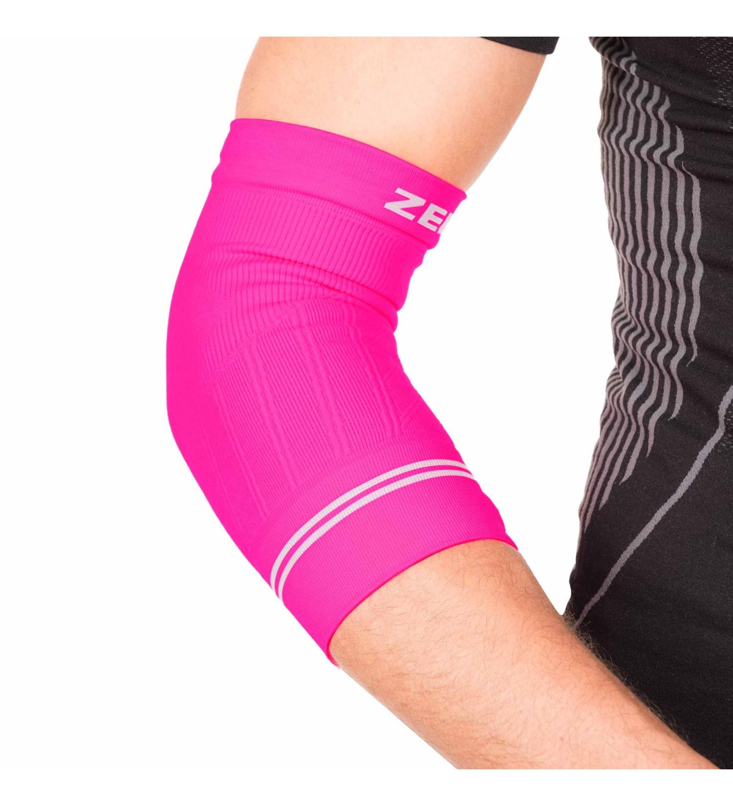 Zensah Compression Tennis Elbow Sleeve for Elbow Tendonitis  Tennis Elbow  Golfer's Elbow - Elbow Support  Elbow Brace Medium Neon Pink - Buy Online on GoSupps.com