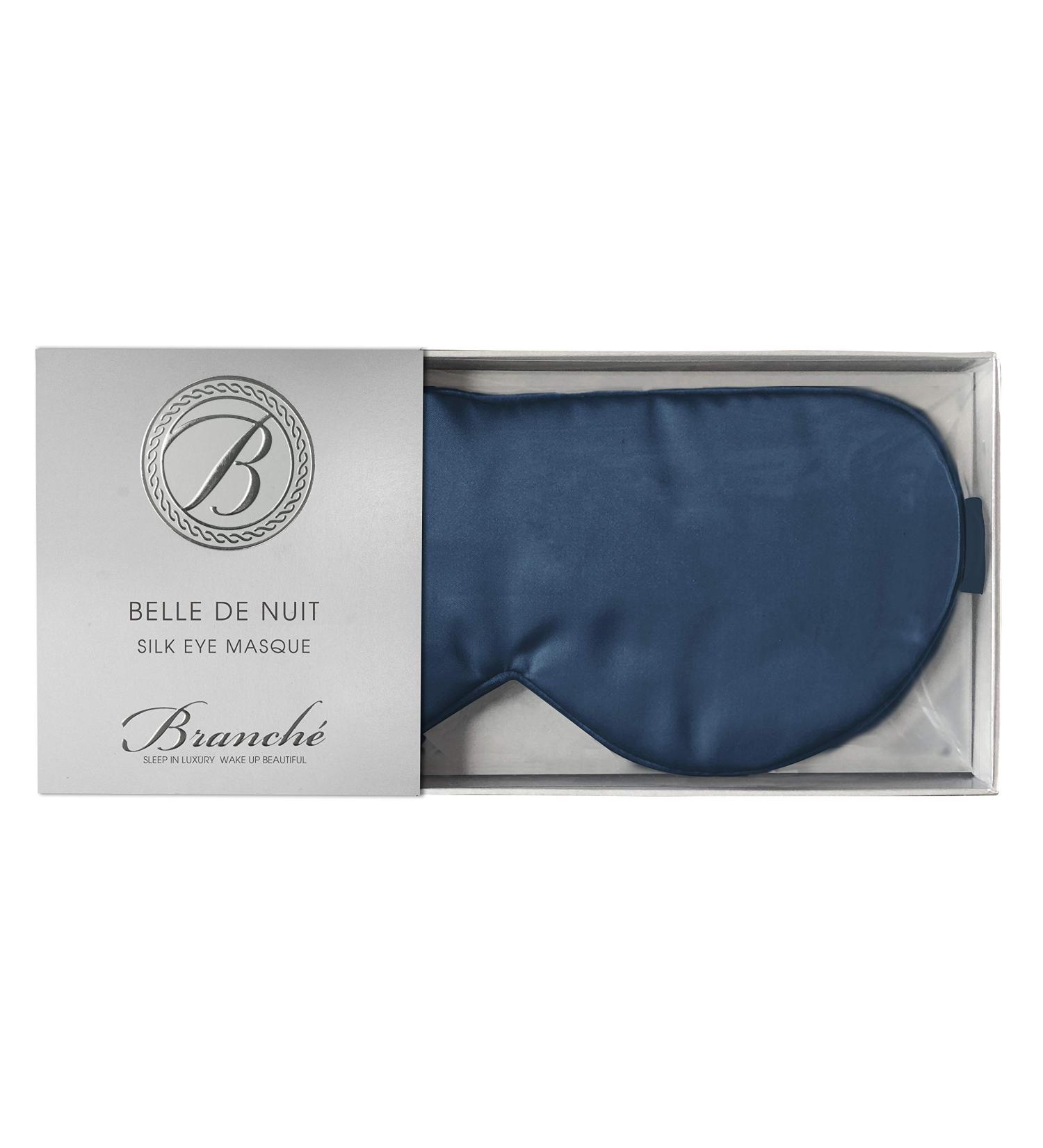 Branche Beauty Silk Eye Mask for Men - Amour - La Sieste Tranquillit - Belle De Nuit Sapphire - Buy Online on GoSupps.com