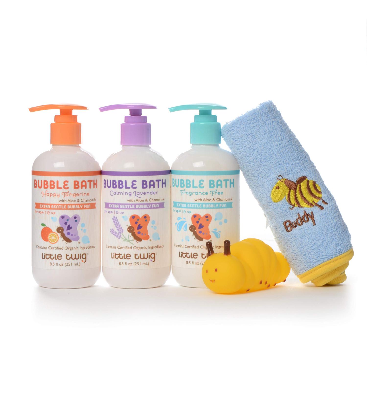Little Twig Bath Time Bubbles Gift Set - Unscented/Lavender/Tangerine - 2.18 Pound - Buy Online on GoSupps.com