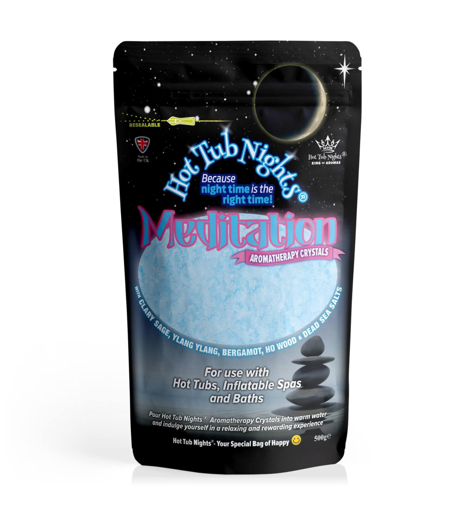 Hot Tub Nights (Meditation Aromatherapy Crystals Vegan (500g) - Buy Online on GoSupps.com