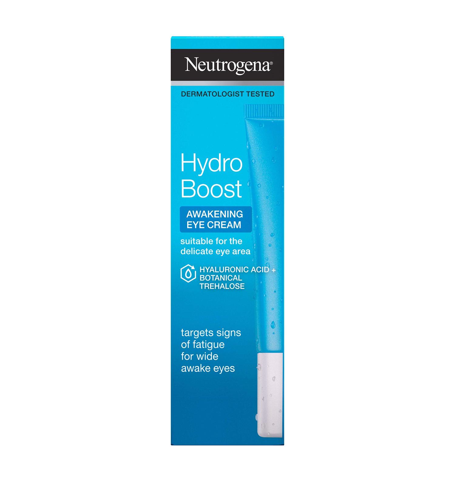 Neutrogena Hydro Boost Eye Awakening Gel-Cream 15ml - Intense Hydration Under Eye Cream - Buy Online on GoSupps.com