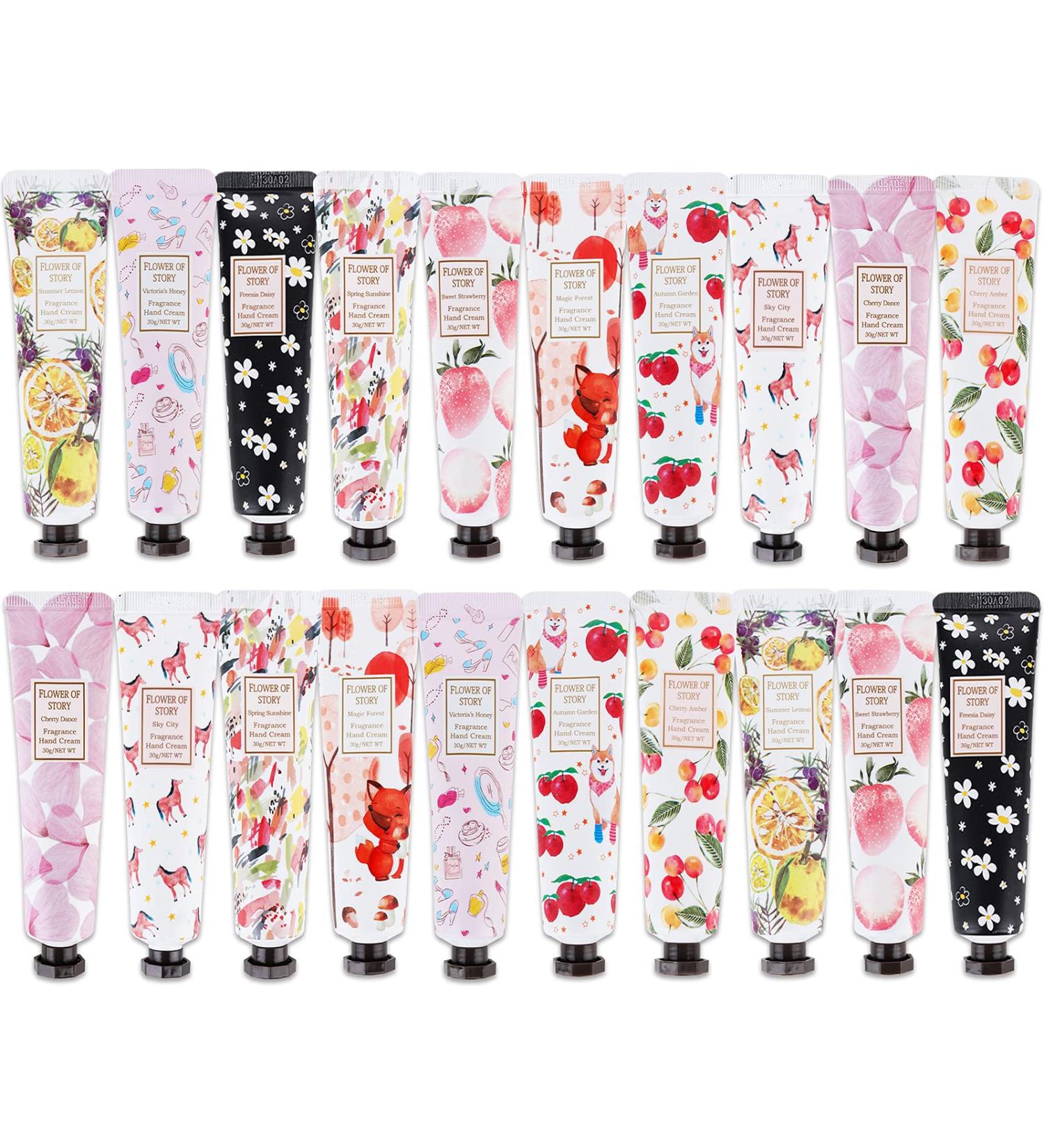 Hand Cream for Dry Cracked Hands Nurse Doctor Working Hands Natural Fragrance Mini Hand Lotion Set Travel Size Moisturizing Hand Care Cream Bulk Baby Shower Mothers Day Nurse Gifts for Women-20Pack Hand Cream - A - Buy Online on GoSupps.com