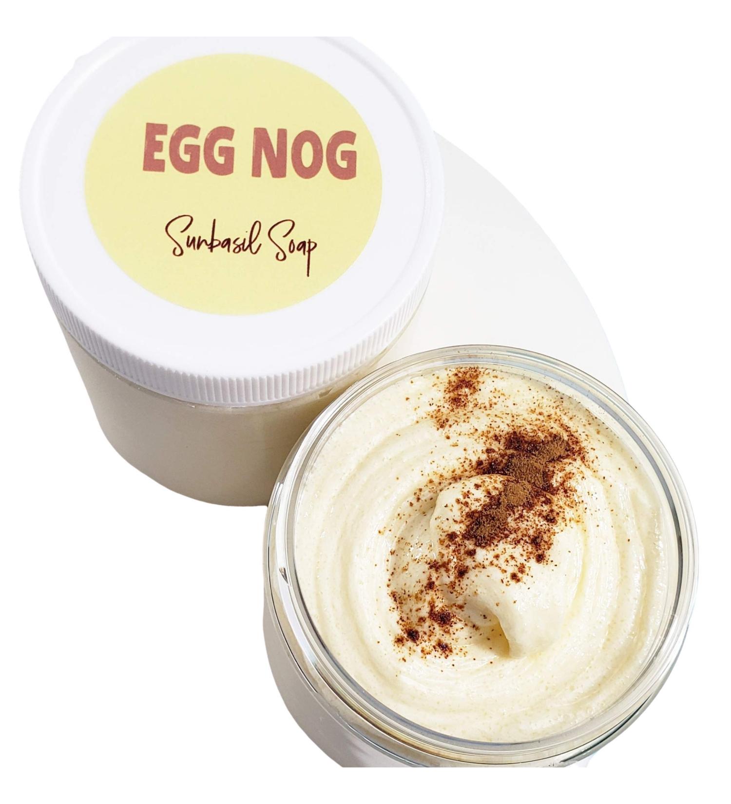 Egg Nog Exfoliating Body Soap Sugar Scrub. Stocking Stuffers Christmas Gifts for Women - Buy Online on GoSupps.com