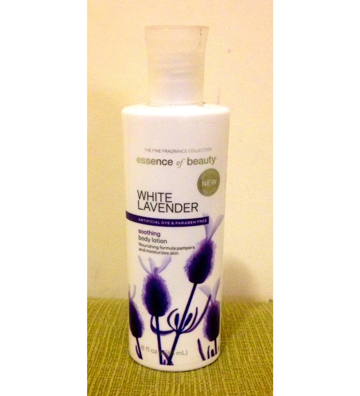 Essence of Beauty White Lavender Body Lotion 8 fl oz/236 ml