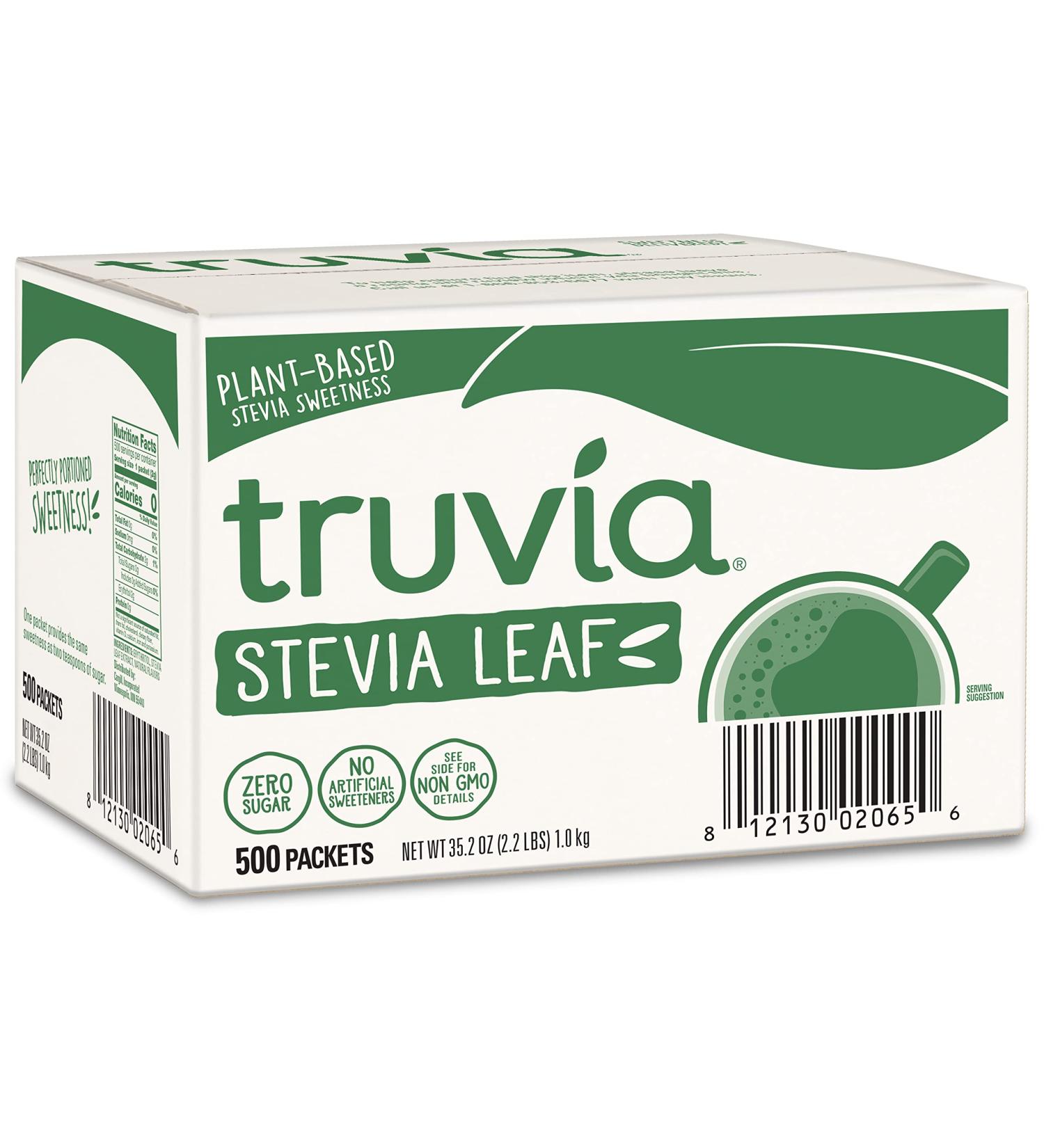 Truvia Natural Stevia Sweetener Packets - 500 Count (35.2 oz) - Buy Online on GoSupps.com