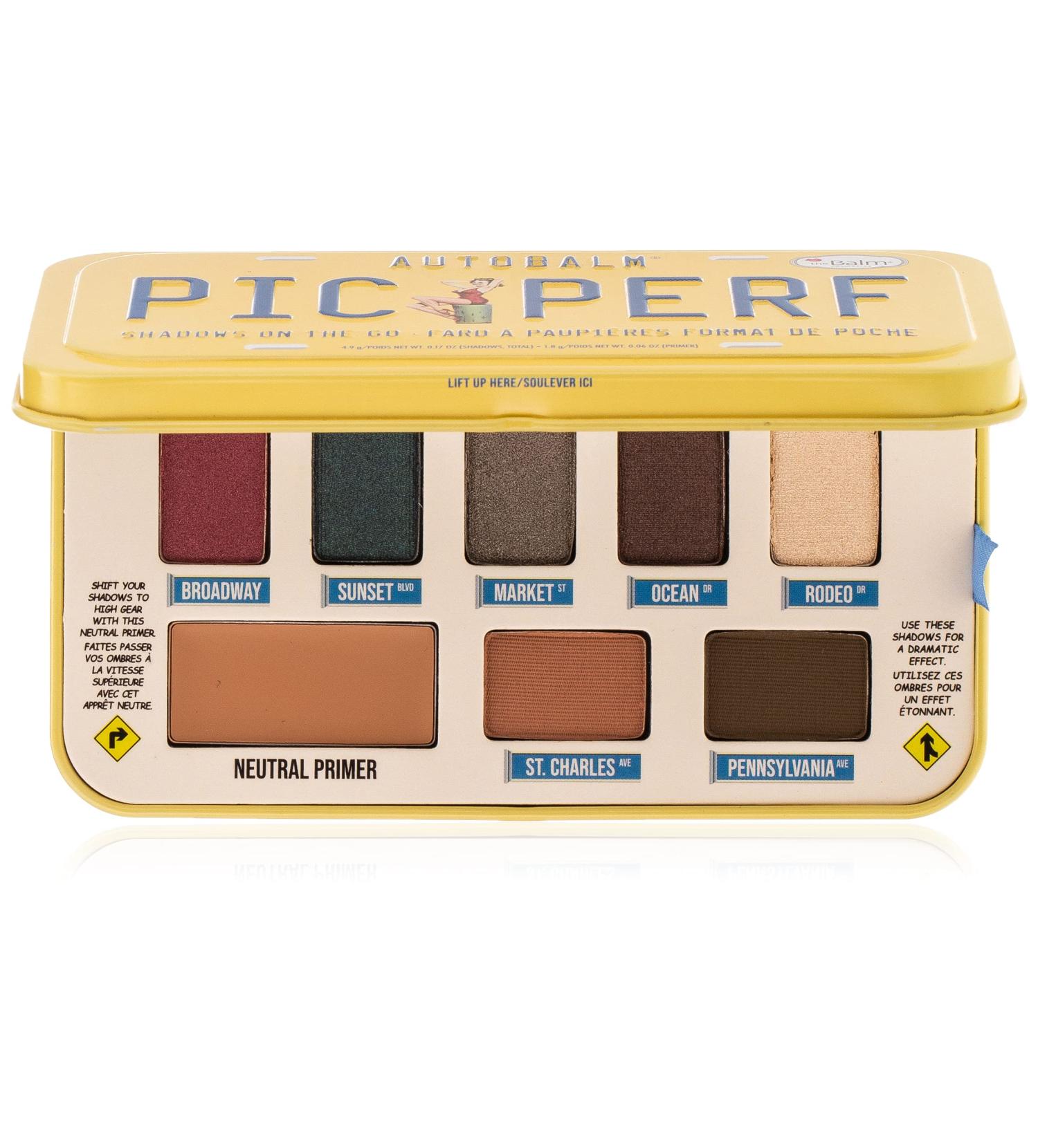 TheBalm Autobalm Pic Perf Eye Shadow Palette - Matte & Shimmer Shadows with Primer | International Shipping - Buy Online on GoSupps.com