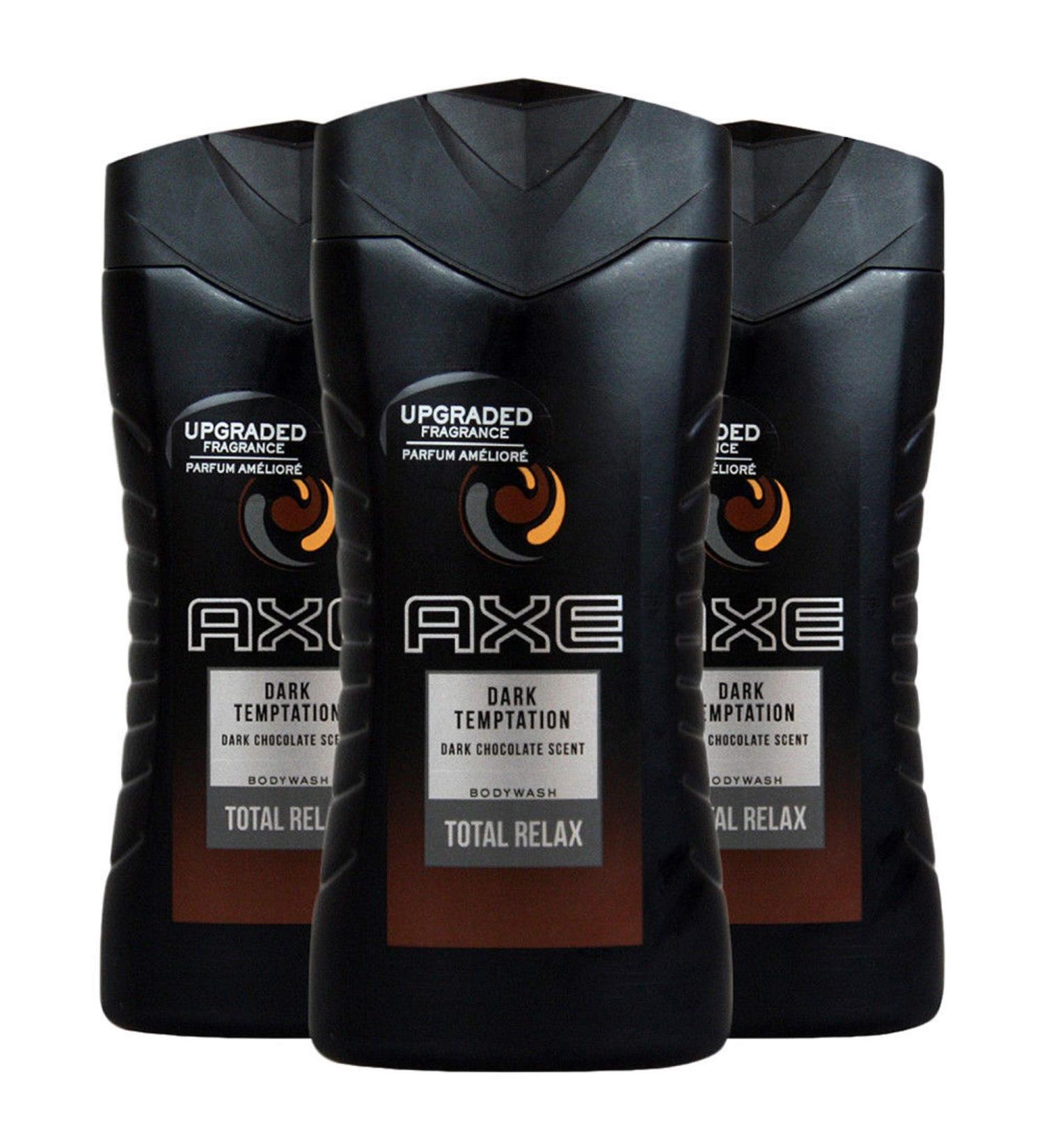 AXE Body Wash for Men Dark Temptation 3-Pack 13.5 oz