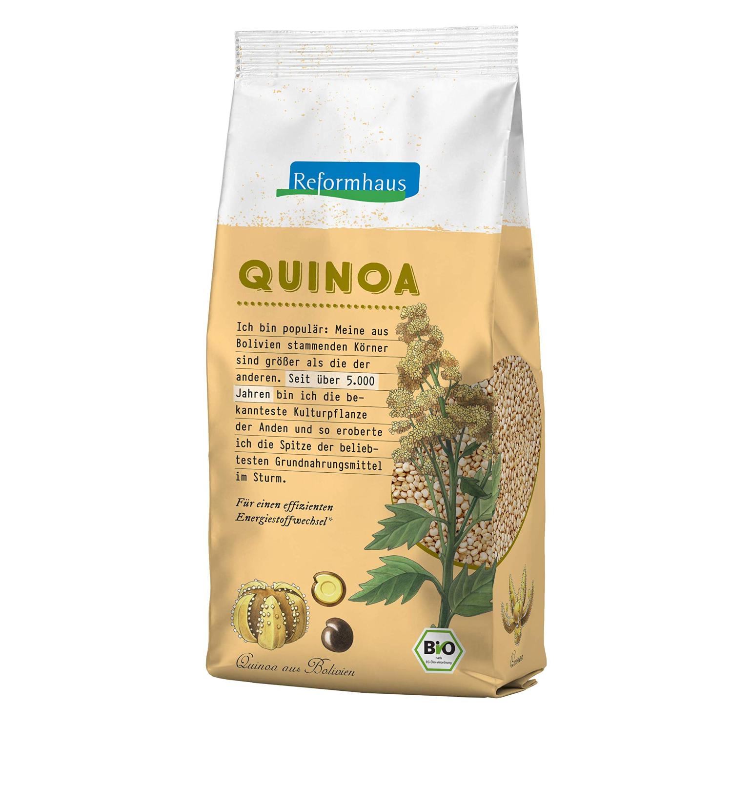 Reformhaus Quinoa white whole gluten-free organic 500g 500 g (1 pack)