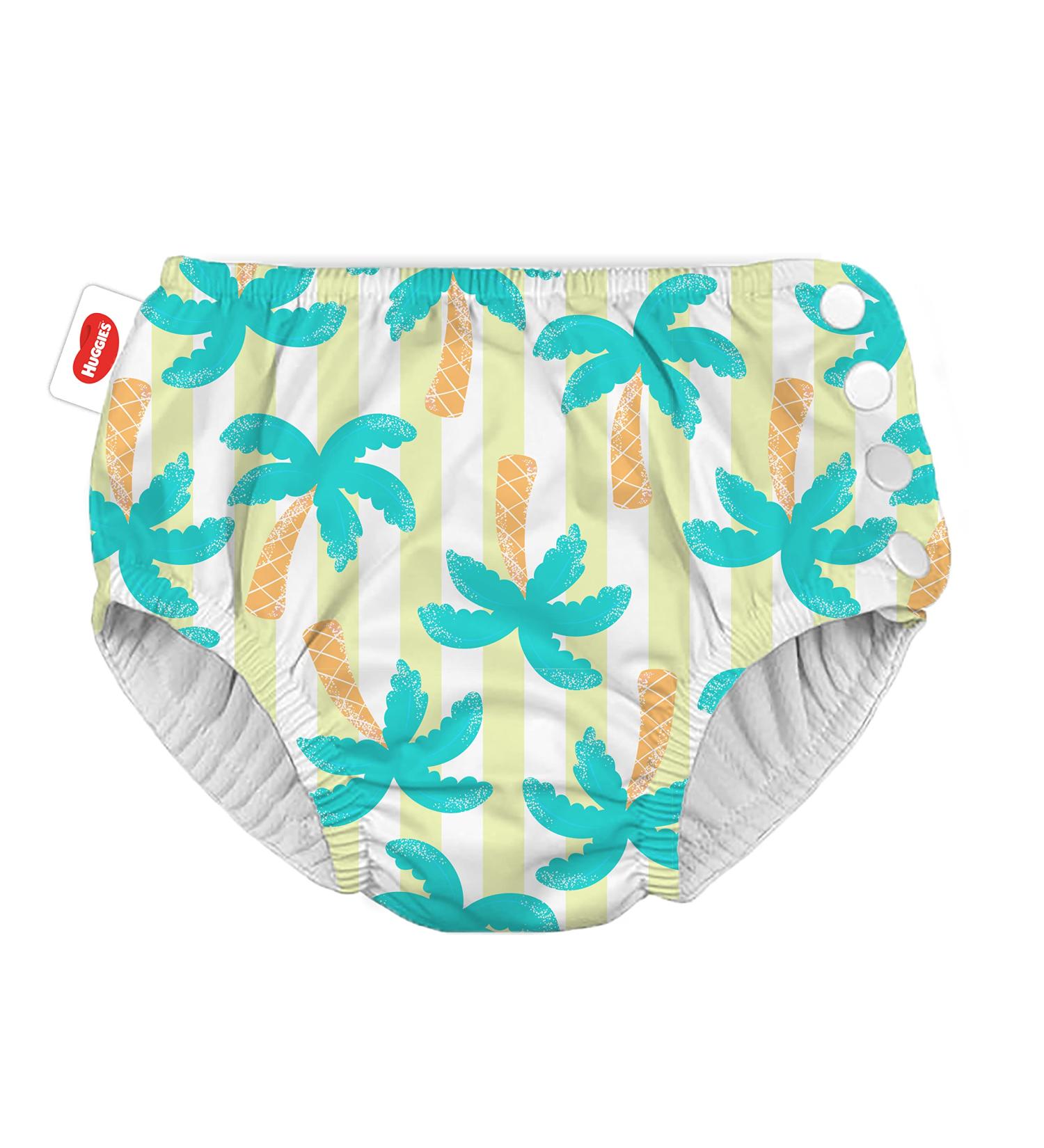 Huggies Little Swimmers Reusable Swim Diapers Size 3-4 Tropical (11-14 kg) - Best for International Shipping - Buy Online on GoSupps.com