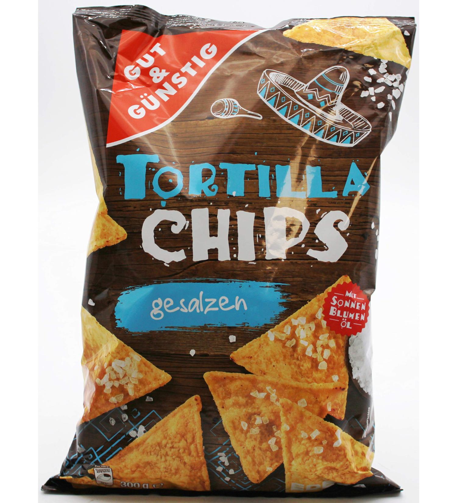Gut & G nstig Good & Cheap 10 x Tortilla Chips 300g