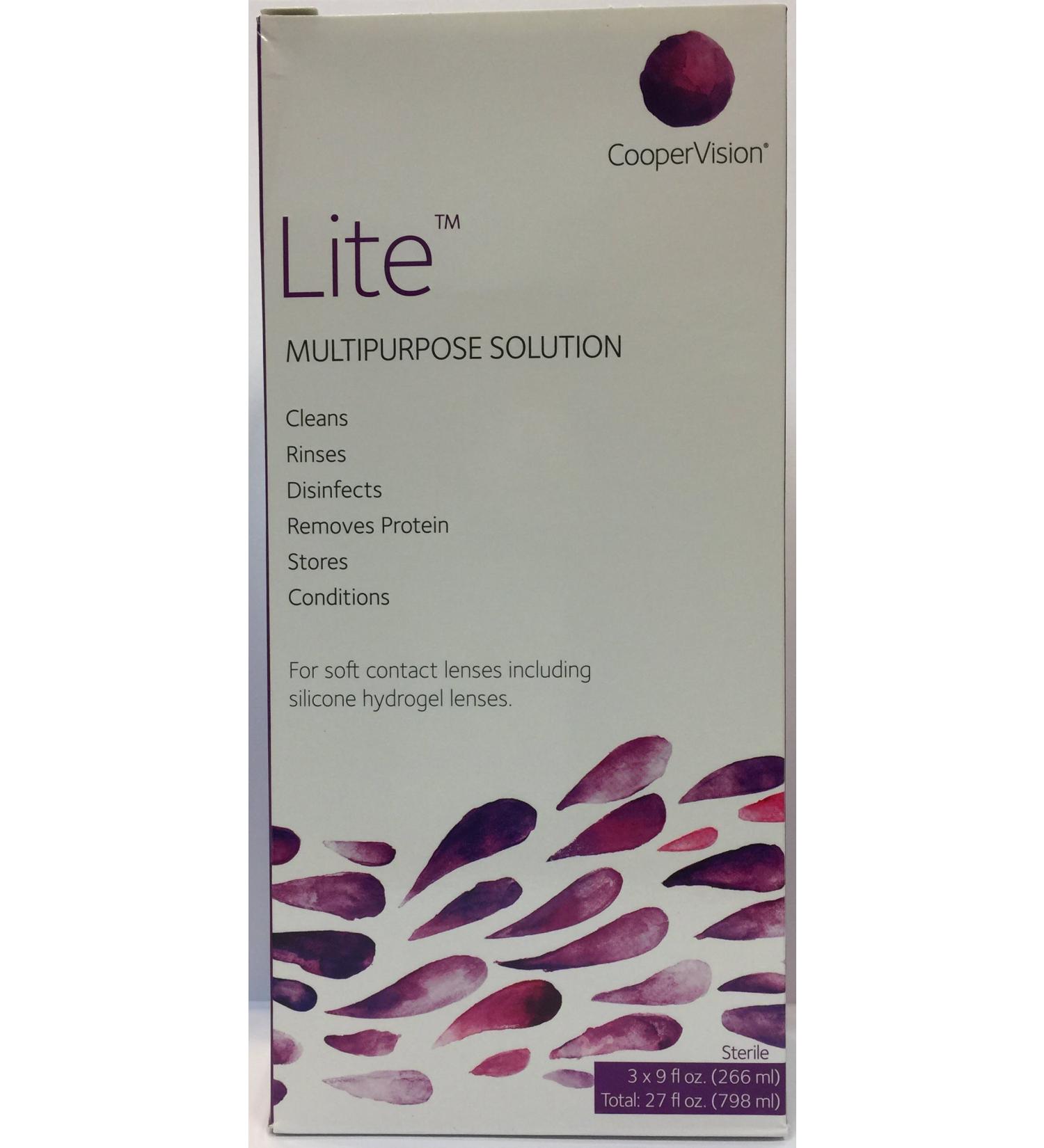 Lite Multipurpose Solution (Formerly Sauflon Lite) - 3 Pack, 27 fl oz Total - Buy Online on GoSupps.com