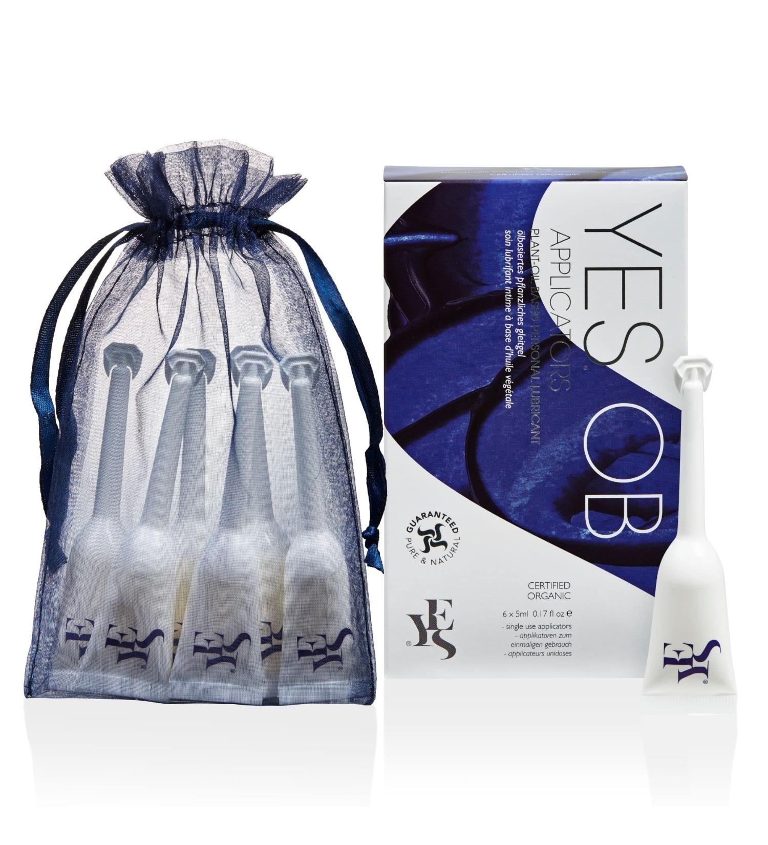 Organic Plant-Oil Based Natural Personal Lubricant Applicators - 6 x 5ml | Yes OB Apps - Buy Online on GoSupps.com