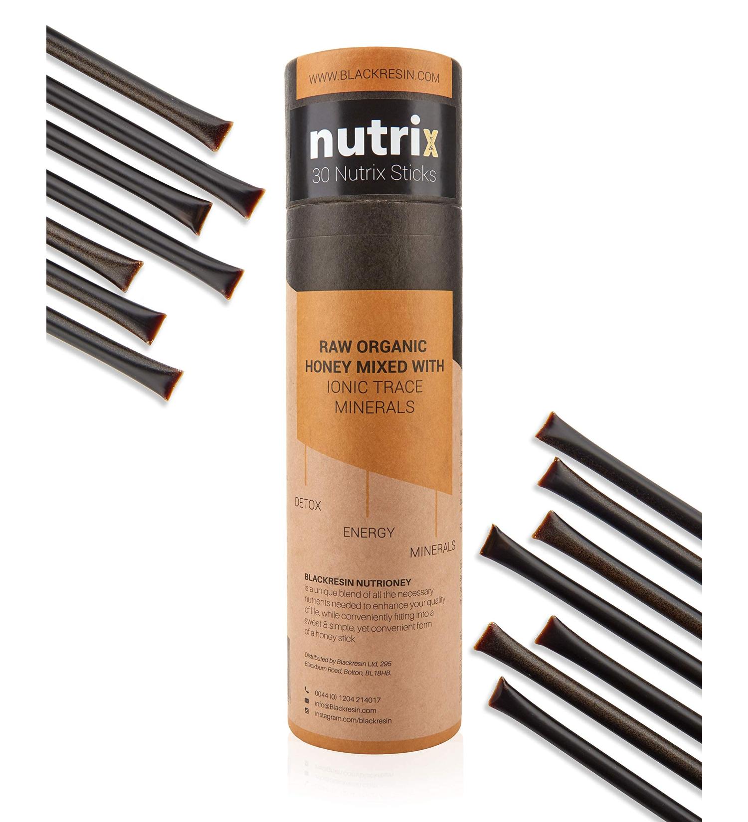 Shilajit Sticks | Mixed with Raw Organic Mountain Honey | Nutrix - Buy Online on GoSupps.com