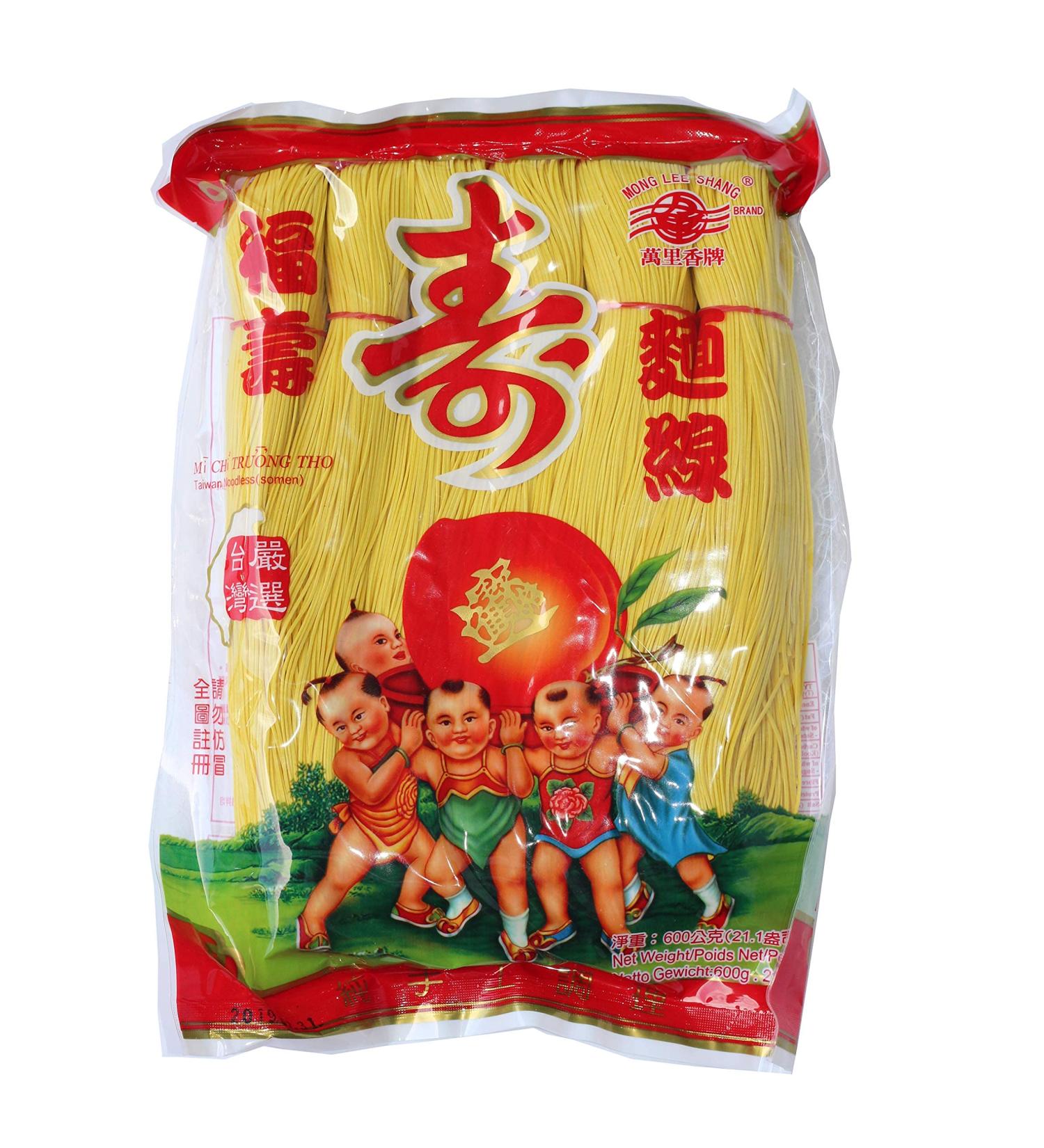Mong Lee Shang Fresh Somen Noodles  Taiwanese Somen  21.1 oz - 6 Bundles - Buy Online on GoSupps.com