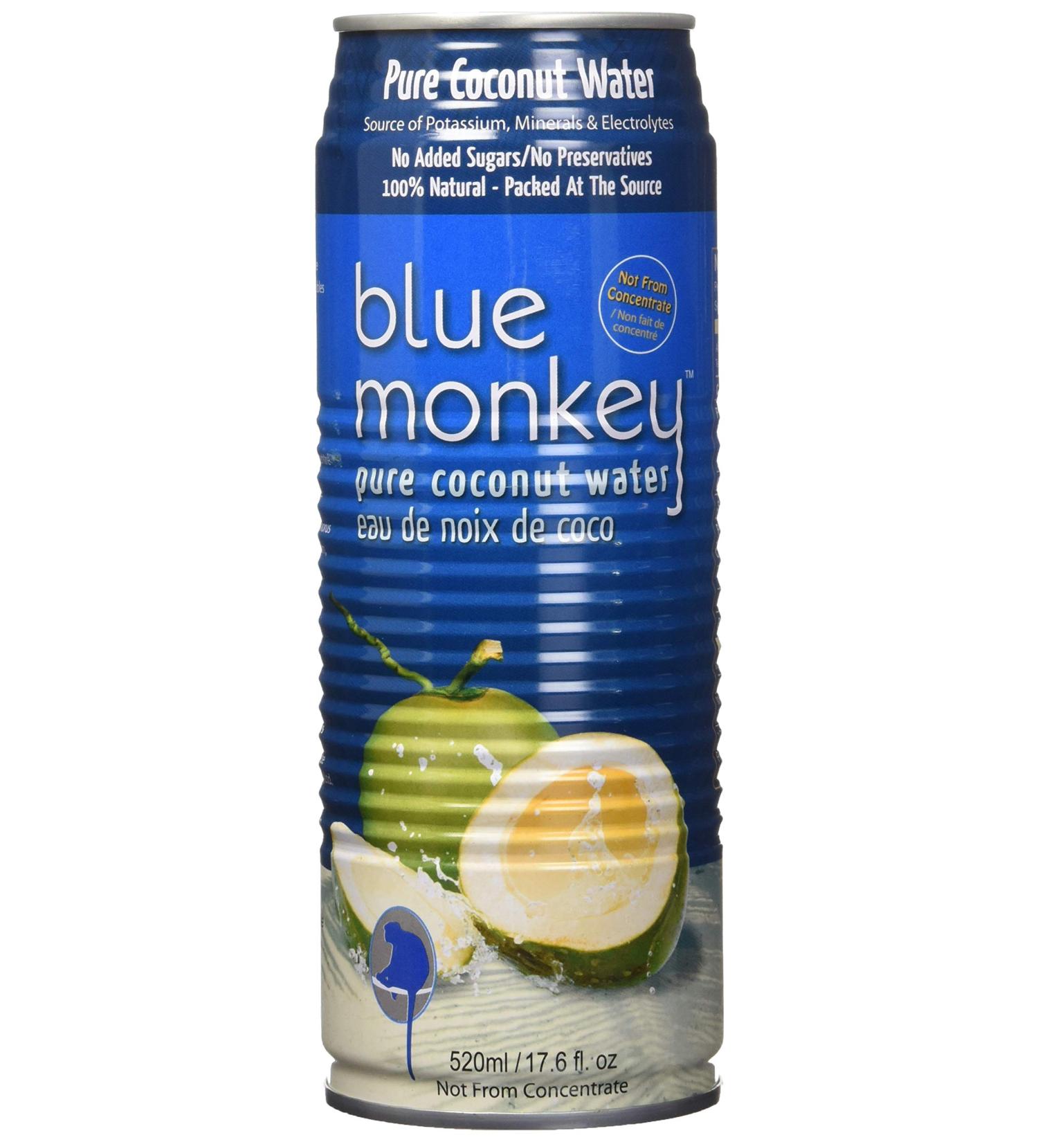 Blue Monkey 100% Coconut Water NFC (12pk) 12 Count - Buy Online on GoSupps.com