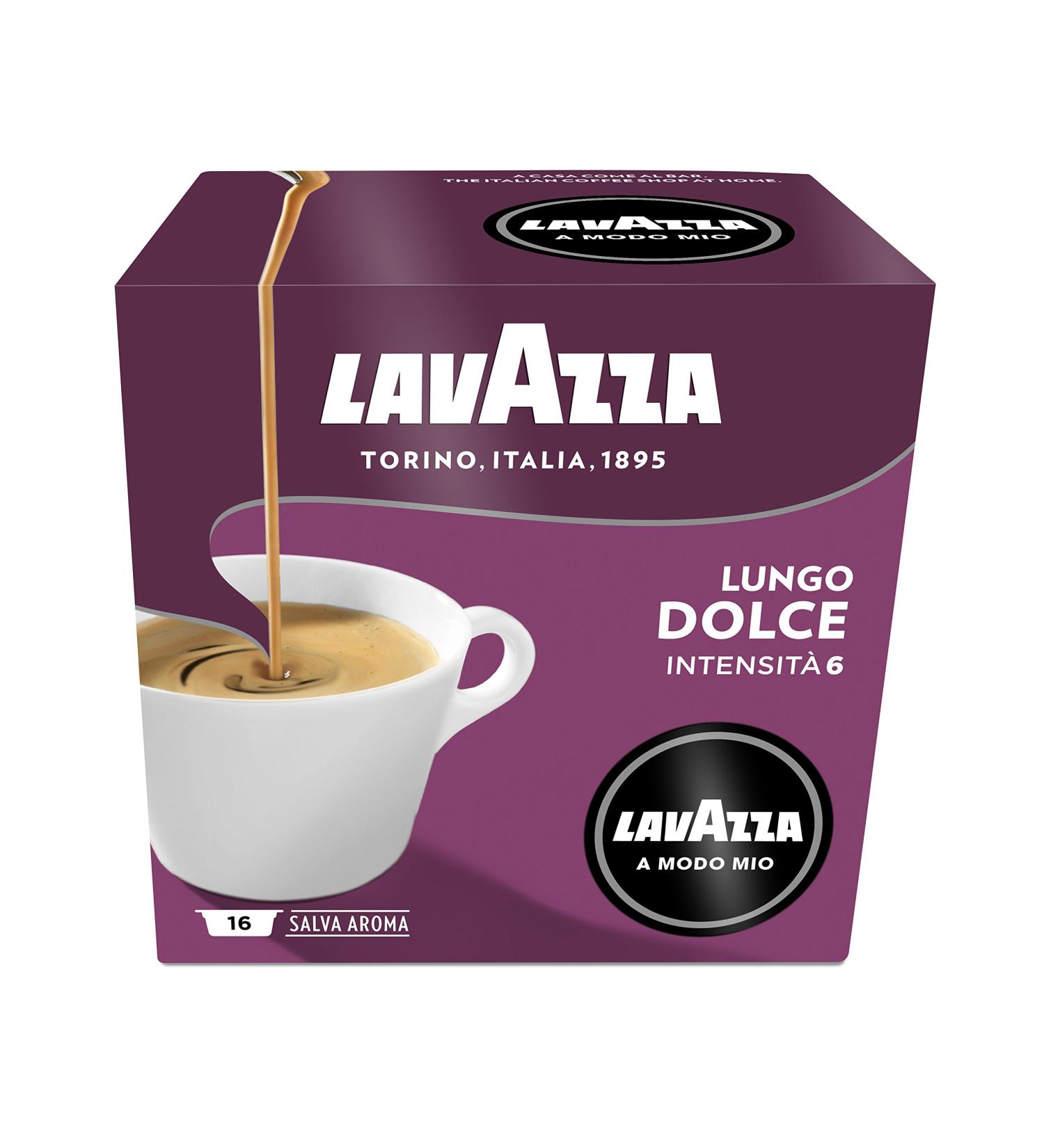 Lavazza Modo Mio cafe Lungo Dolce, 16 capsules - 2 units