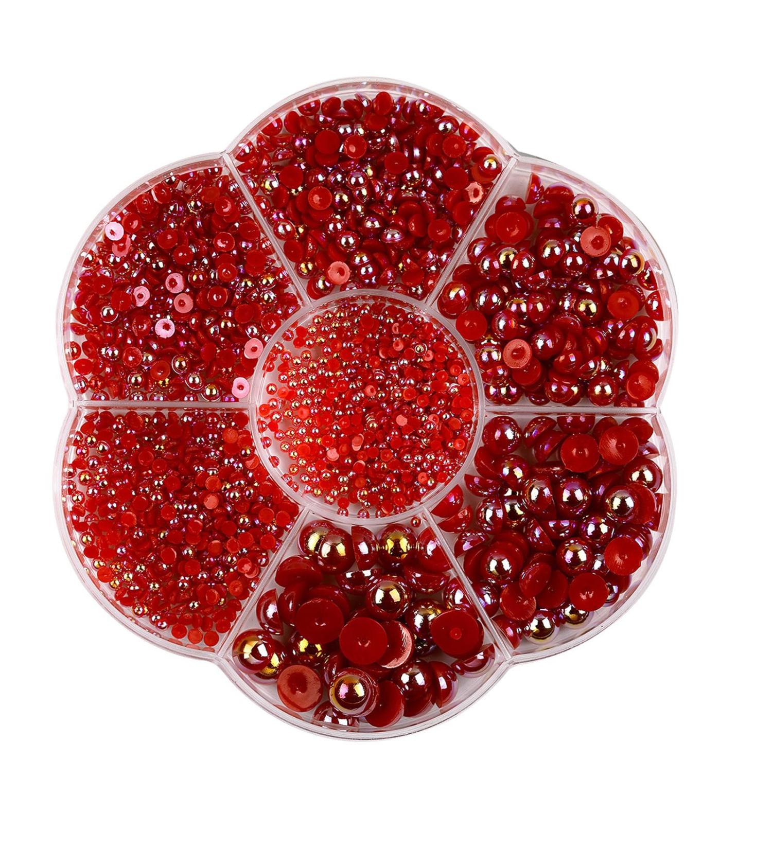 Fashion Half Beads Nail Art Decorations In Various Show Your Charm For Women And Girls Nail Art Accessories - Buy Online on GoSupps.com